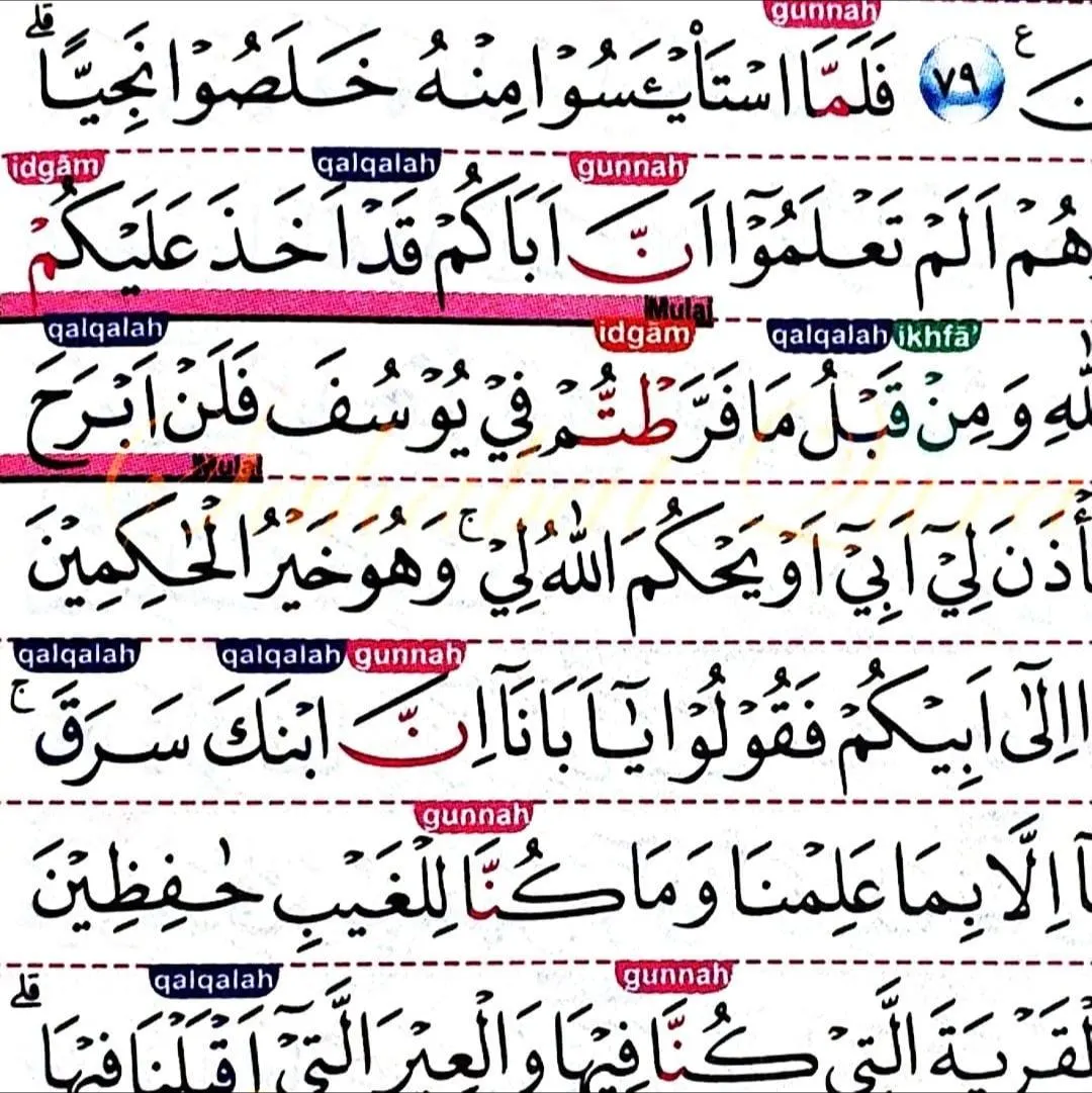 Color Coded Tajweed Quran Waqaf Ibtida Full Tajweed Easy Reading Rasm Uthmani Al-Amin Free Delivery Worldwide