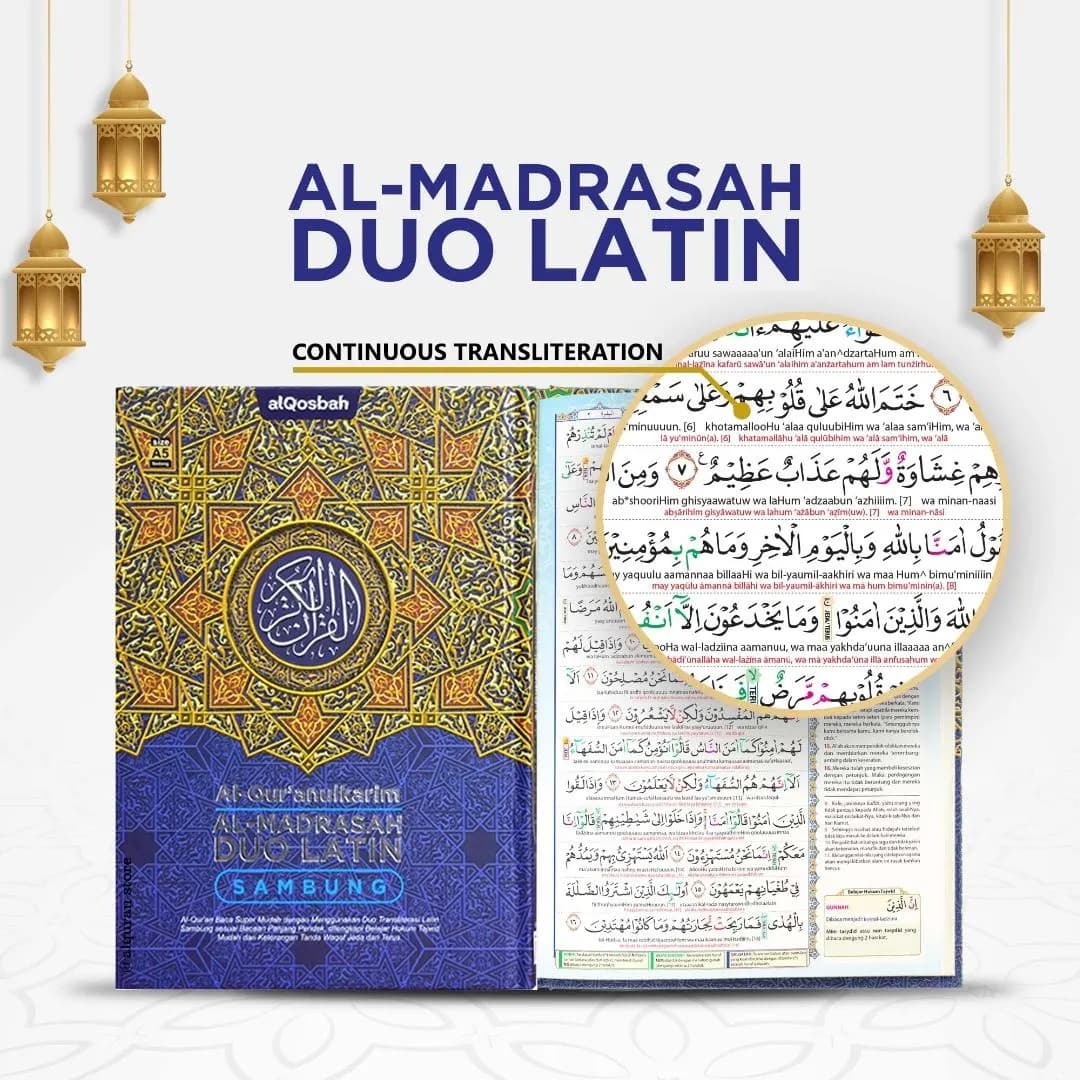 Easy Quran Transliteration Latin Script Koran Spelled in Roman Alphabet for Easy Reading No English Translation Free Delivery