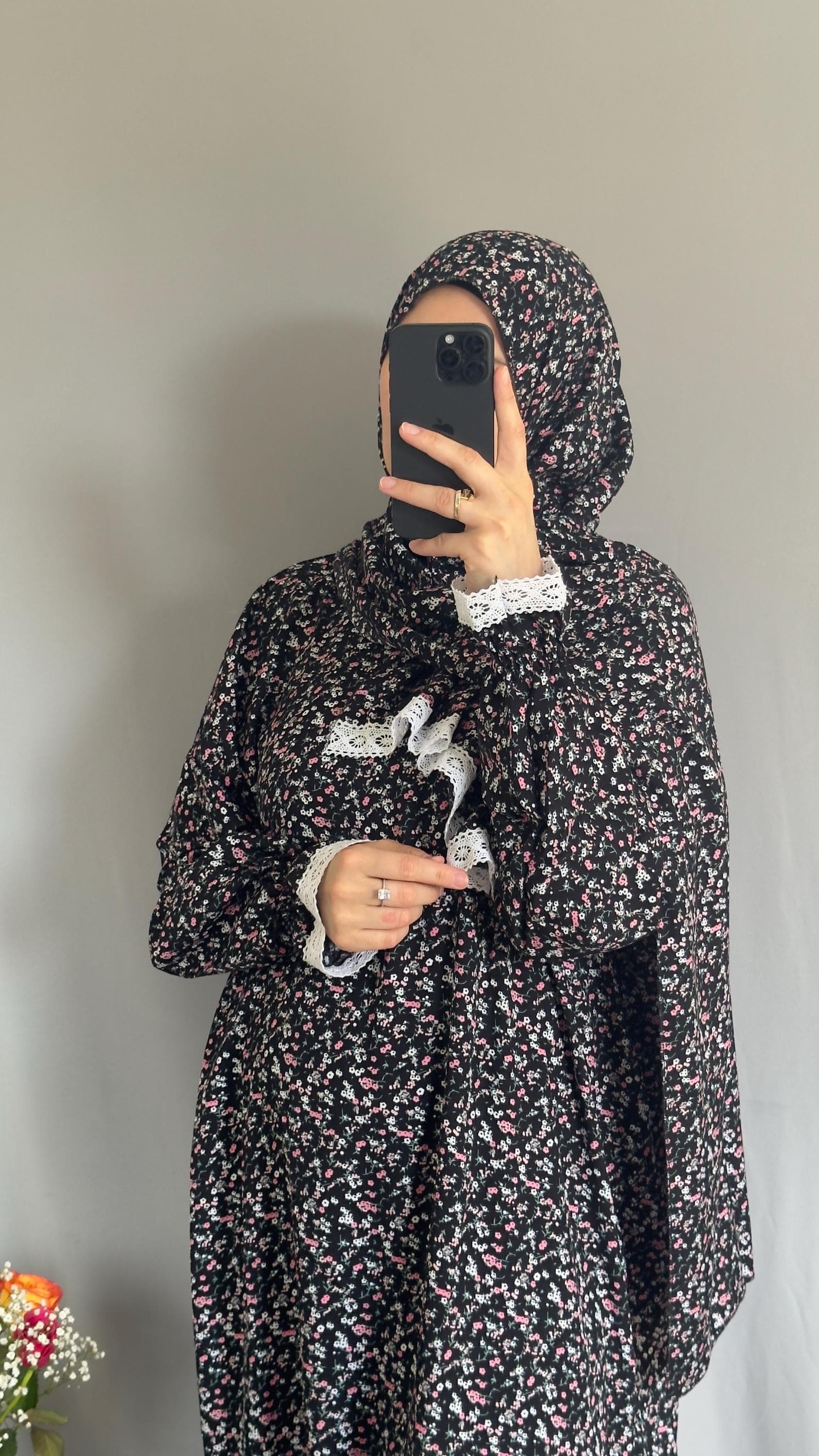 Soft Cotton Prayer Dress for Women | Modest Islamic Salah Outfit | Comfortable One Piece Prayer Garment | Muslim Clothin - image 4