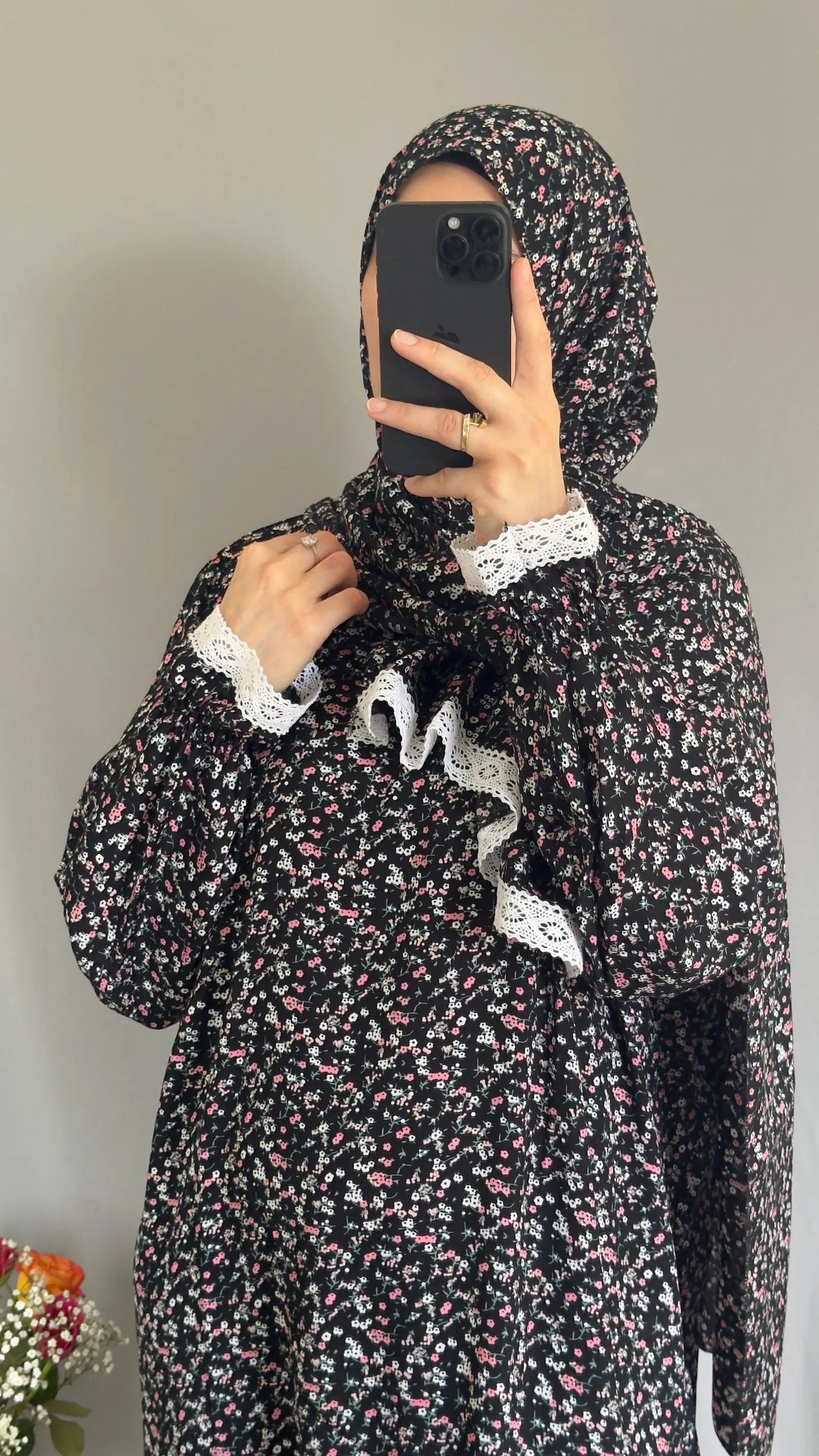 Soft Cotton Prayer Dress for Women | Modest Islamic Salah Outfit | Comfortable One Piece Prayer Garment | Muslim Clothin - image 3