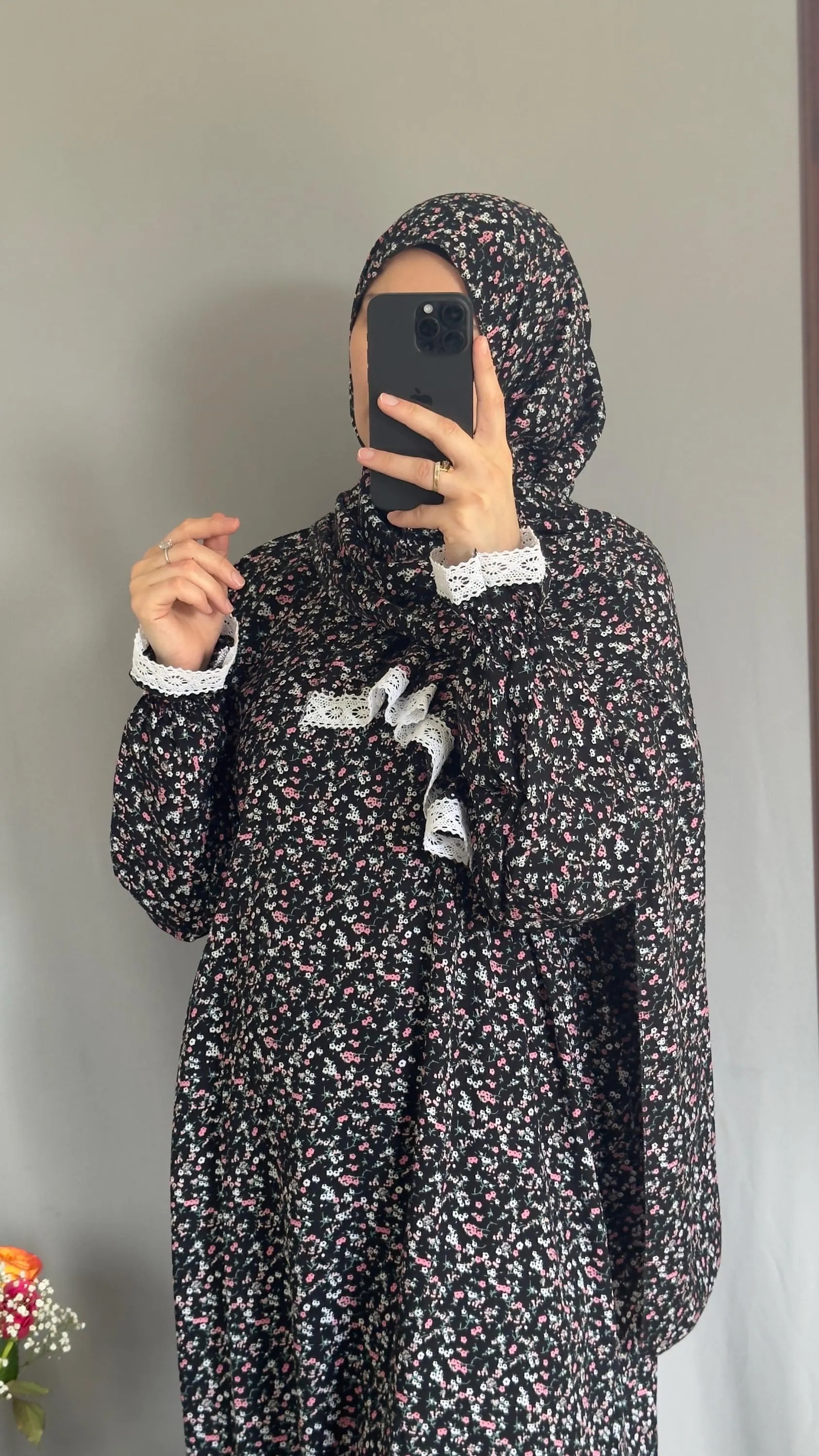 Soft Cotton Prayer Dress for Women | Modest Islamic Salah Outfit | Comfortable One Piece Prayer Garment | Muslim Clothin