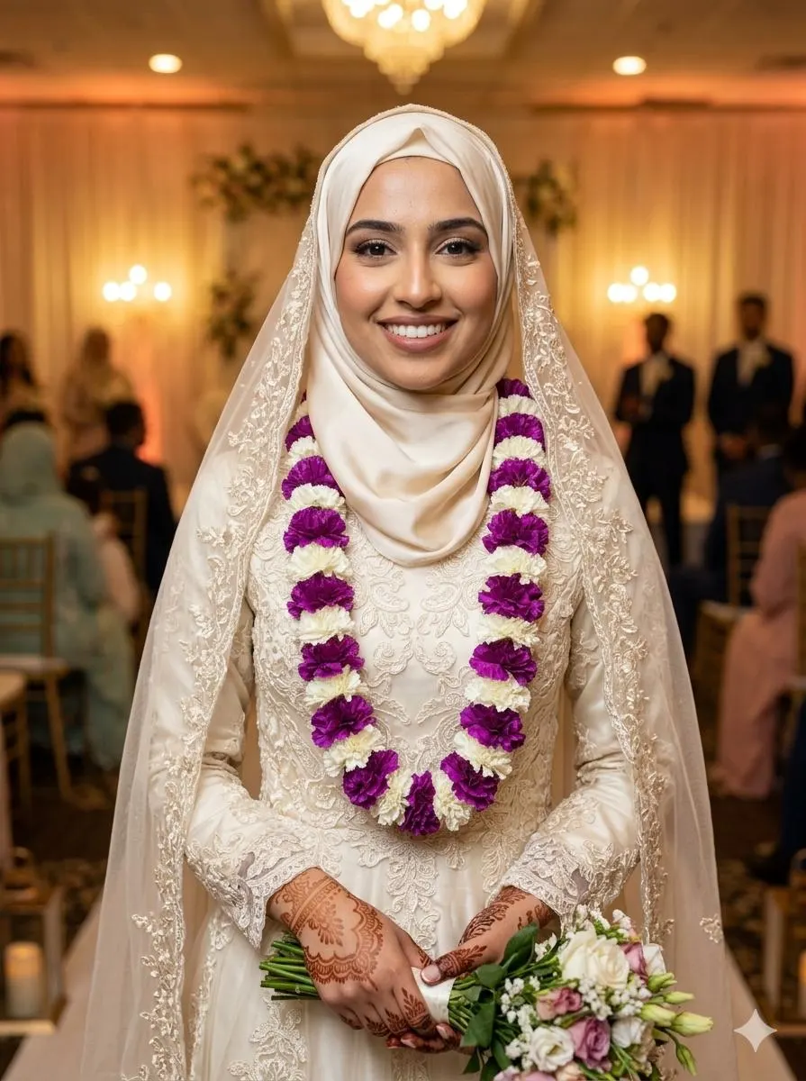 Fresh Carnation Garland | Graduation Lei, Nikkah Wedding Mala