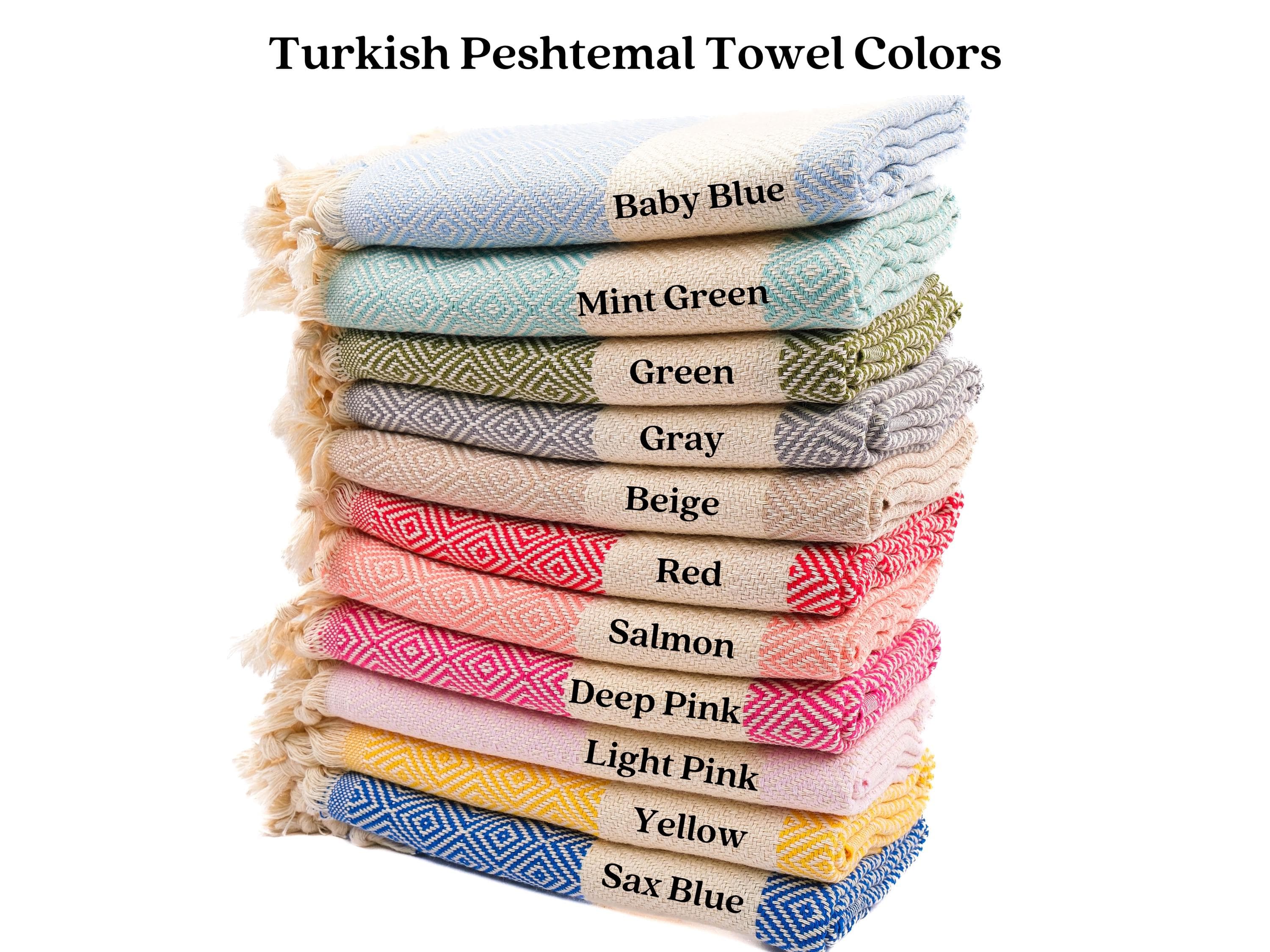 Personalized Turkish Cotton Peshtemal Towels, Custom Ramadan Kareem Eid Mubarak Hajj Umrah Wedding Baby Shower Muslim Party Towel Favors - image 4