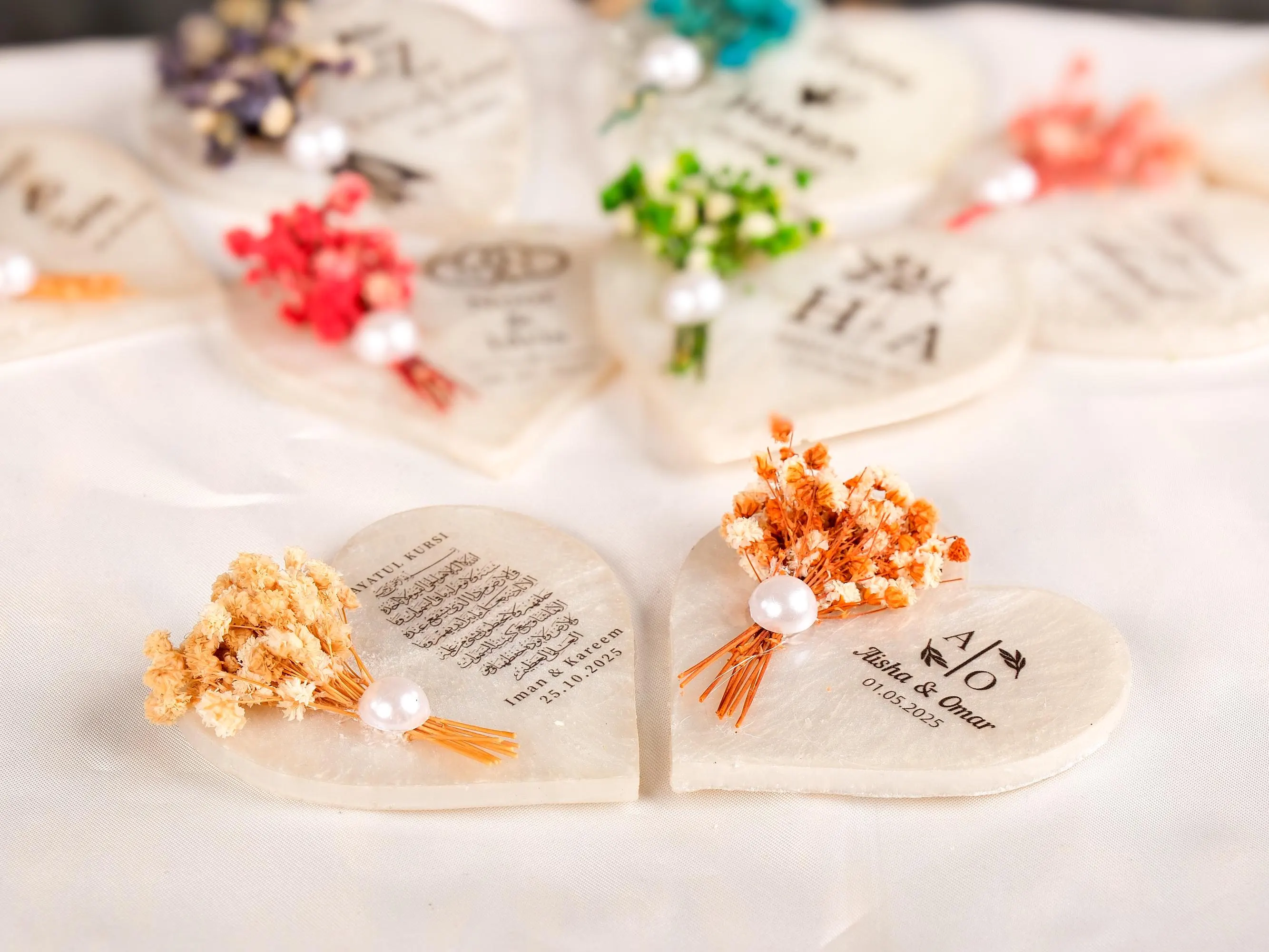 Wedding Favors, Epoxy Magnet, Muslim Islamic Wedding Gifts, Custom Fridge Magnet, Nikkah Favors, Save The Date Magnet, Wedding Guest Gifts