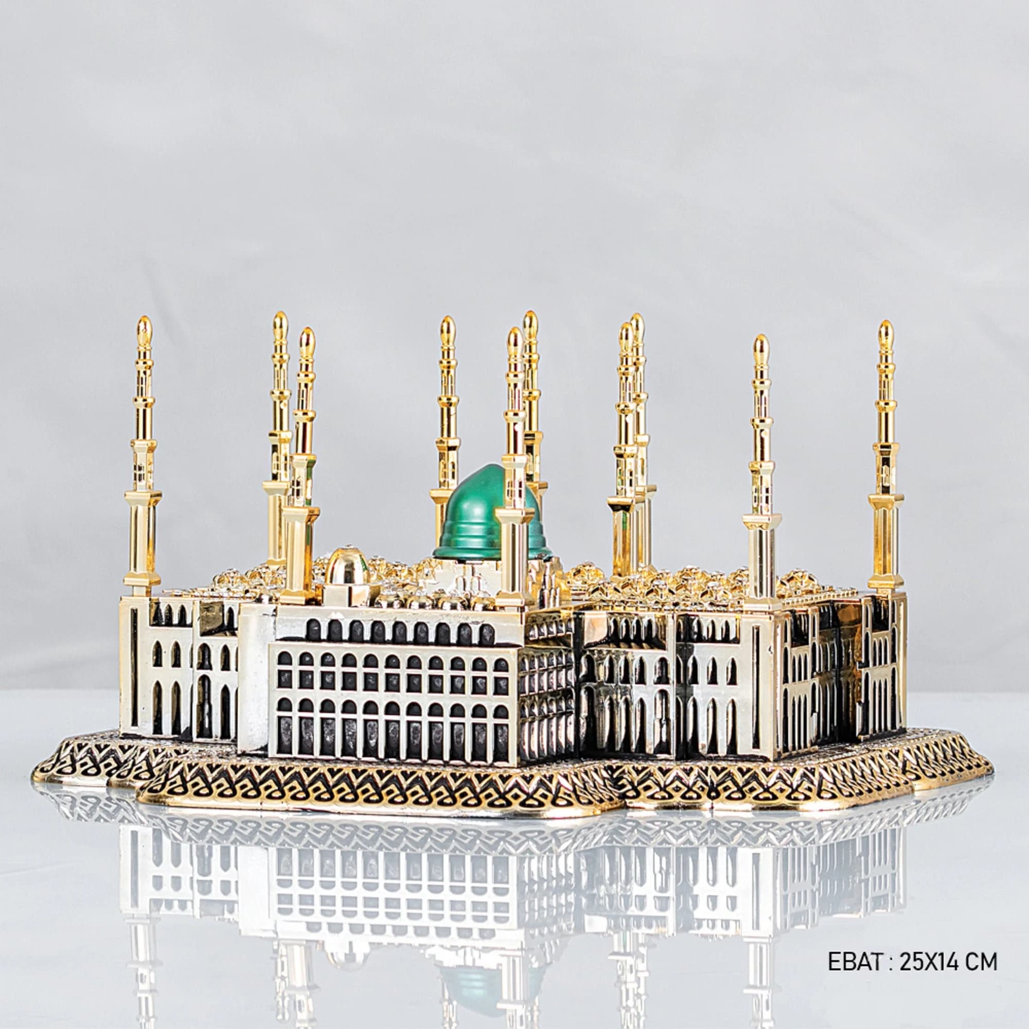 Masjid Al Nabawi Table Decor, Islamic Home Gift (25 x 14 cm)