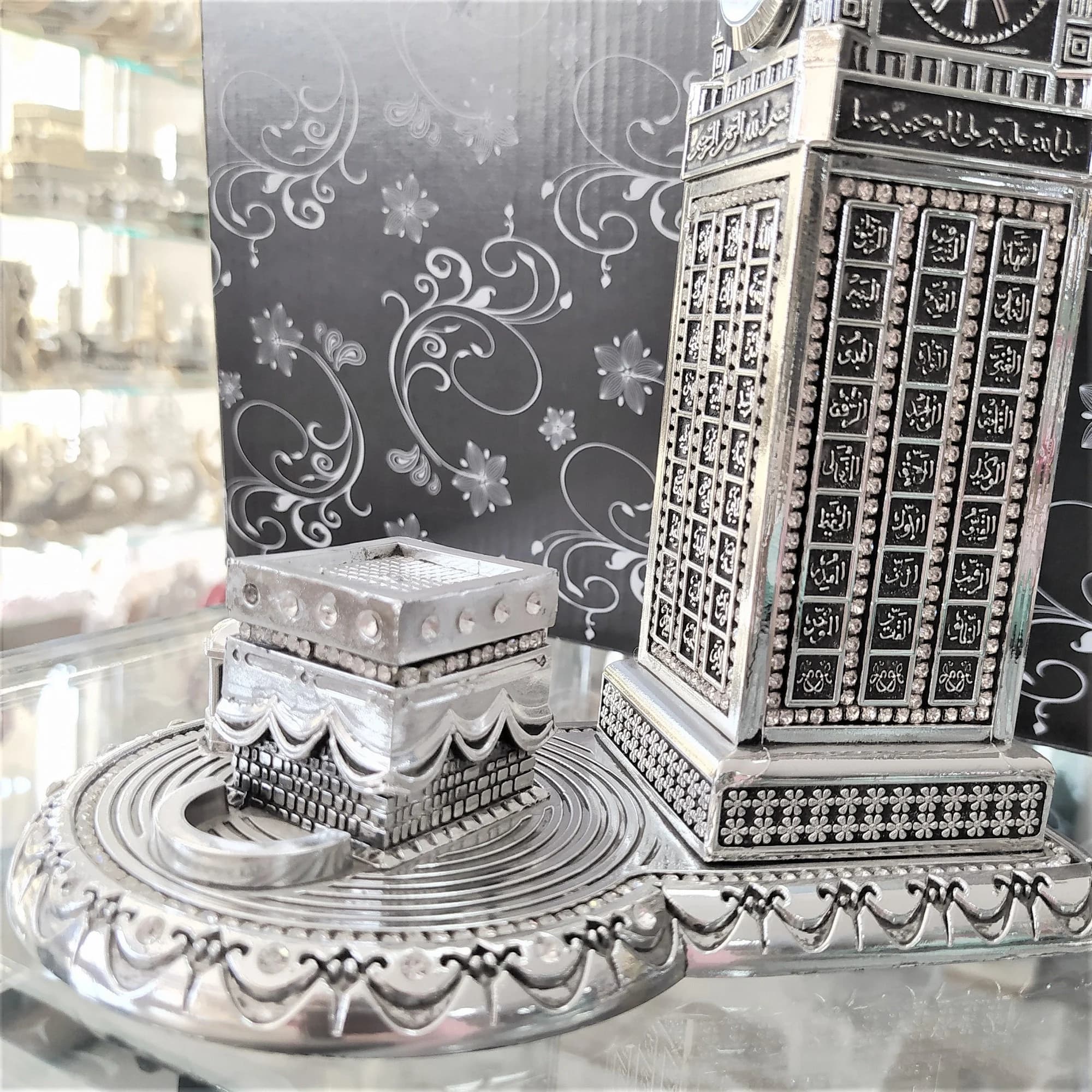 Zamzam Tower Kaaba Desk Clock, Islamic Table Decor, Muslim Gift - image 3