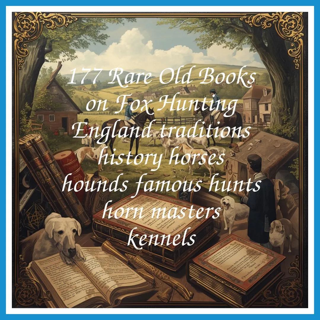 177 Rare Old Books on Fox Hunting England Traditions History Horses Hounds Famous Hunts Horn Masters Collection | Size 2.3 GB - image 2