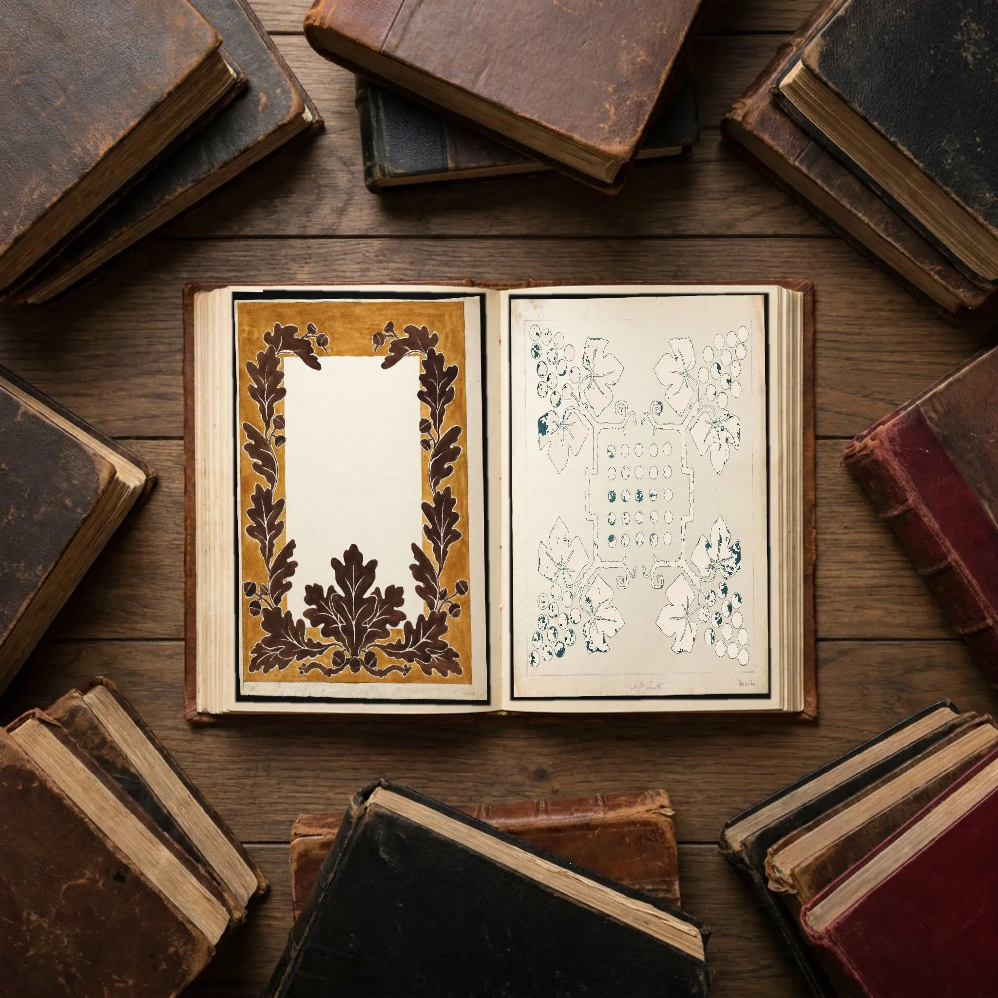 68 Rare Old Books on Art Nouveau | Antique Art Book, Poster Prints, Ornament Pattern Design, Printable Wall Art Collection | Size 1.2 GB - image 5