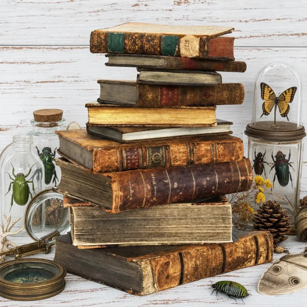 375 Rare Old Books on Entomology Insects Butterflies Moths Beetles Bugs Natural History Field Guides Collection | Size 7.5 GB