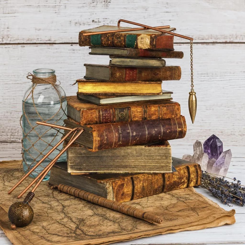 21 Rare Old Books on Dowsing And Water Divining Witching Rods Water Witching Pendulum Map Dowsing Collection | Size 190.8 MB