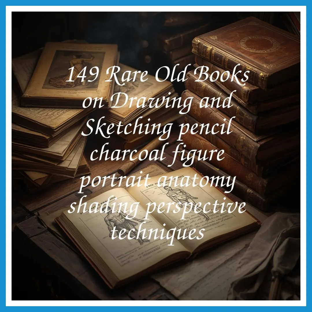 149 Rare Old Books on Drawing And Sketching Pencil Charcoal Figure Portrait Anatomy Shading Perspective Collection | Size 1.5 GB - image 2