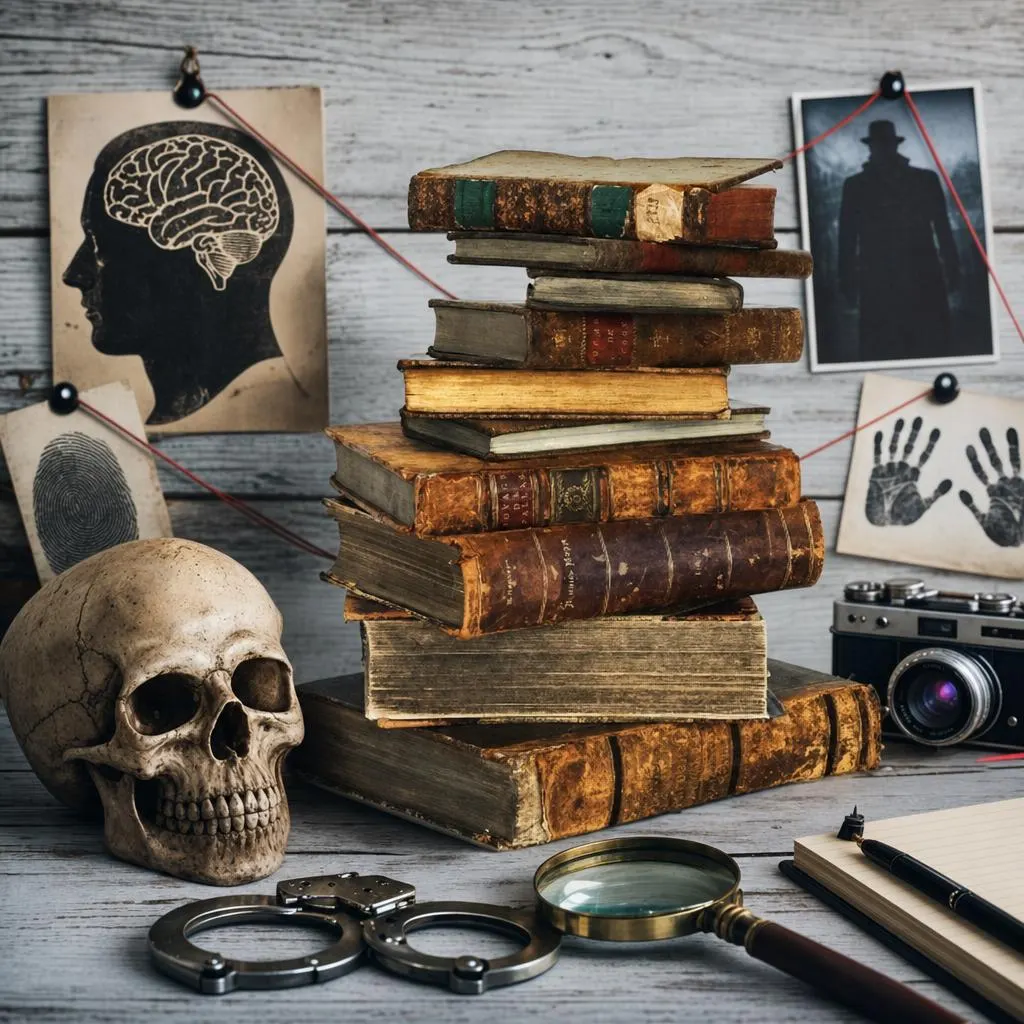 185 Rare Old Books on Psychopathy And Criminology Crimes Criminal Notorious Criminals Psychology Profiling Collection | Size 3.2 GB