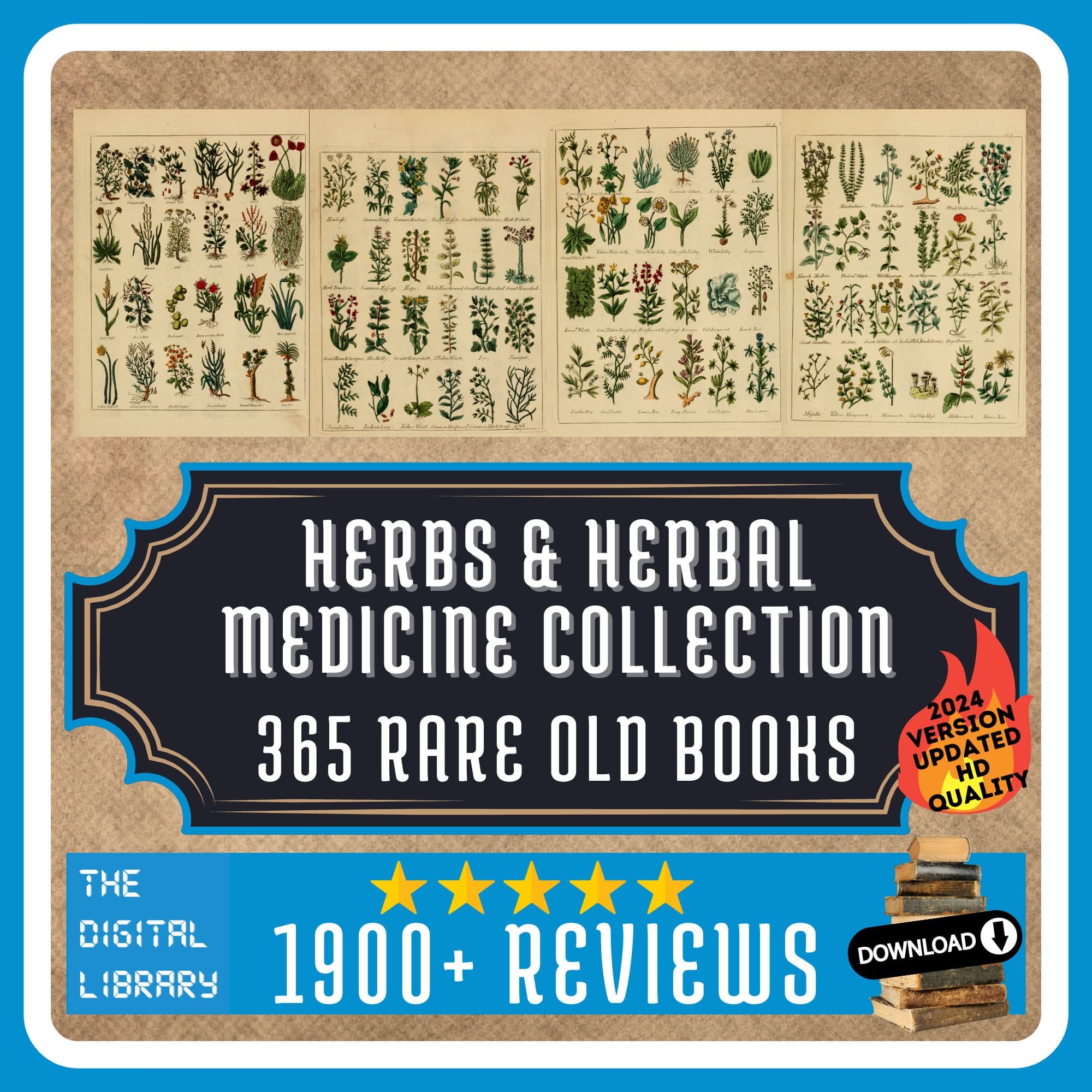 365 Rare Old Books on Herbs and Herbal Medicine Medicinal Plants Medical Botany Apothecary Remedies Tinctures Cures - Instant PDF Download - image 3