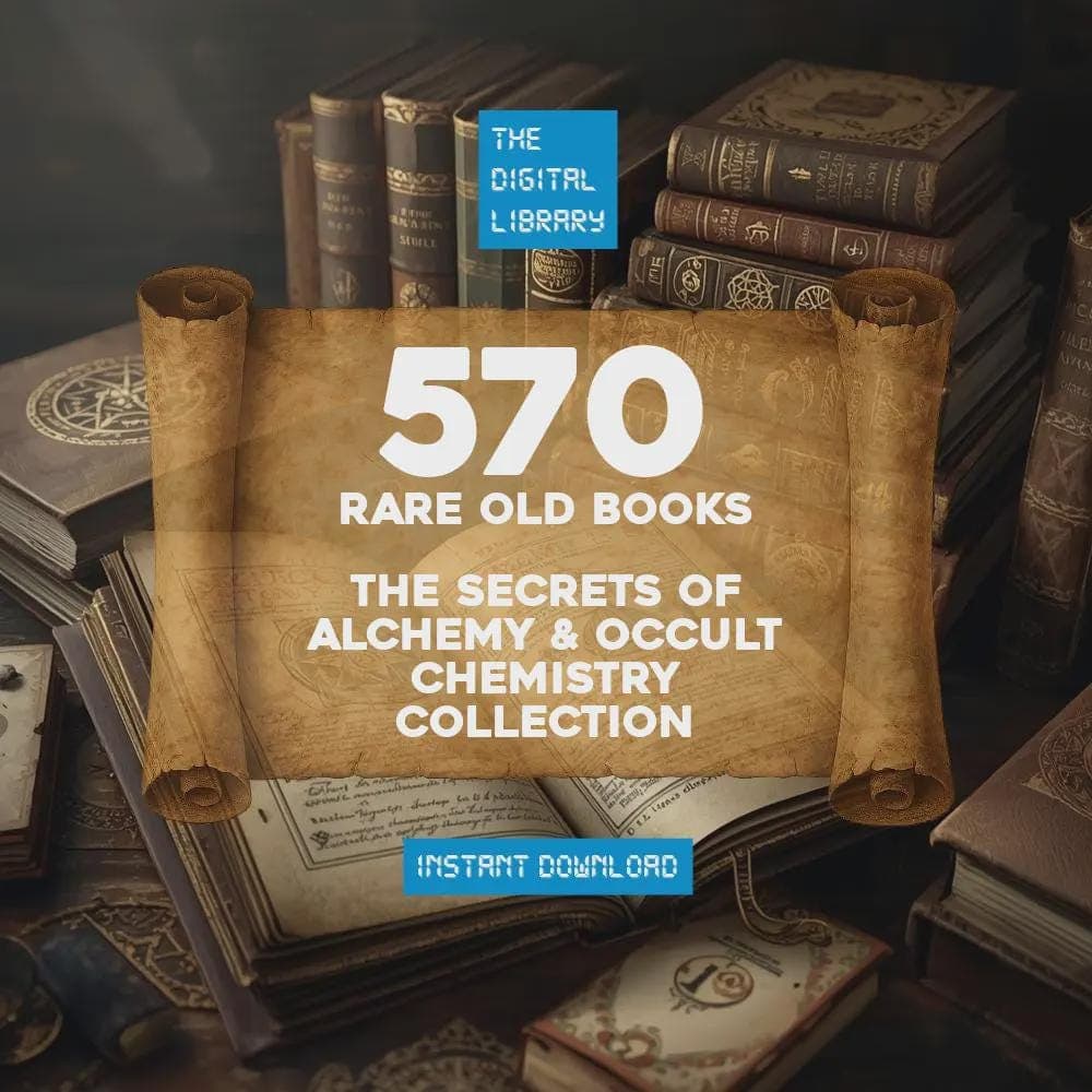 570 Rare Occult Books | The Secrets of Alchemy & Occult Chemistry Collection | Instant PDF Download | Occultism Witchcraft Philosophy - image 3