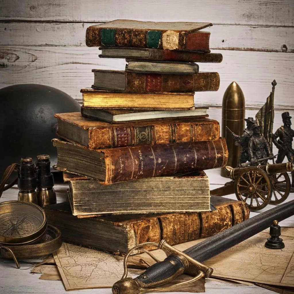 105 Rare Old Books on Military Science & The Art Of War Battles Strategy Tactics Logistics Infantry Cavalry Collection | Size 2.2 GB