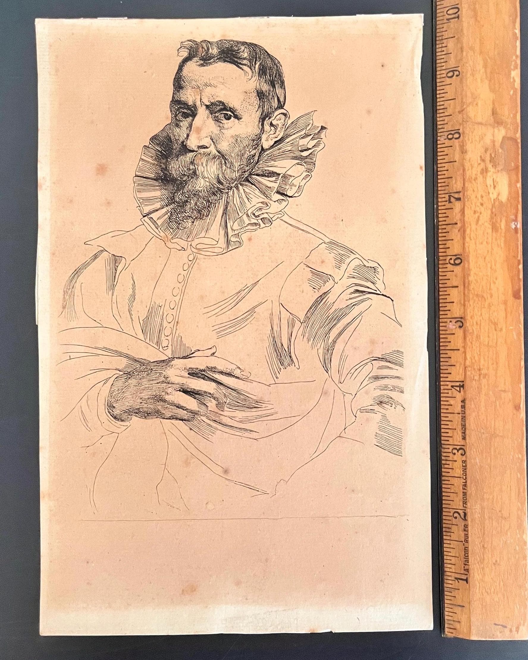 19th Century Amand Durand Heliogravure Jan Brueghel the Elder Van Dyck Print France - image 3