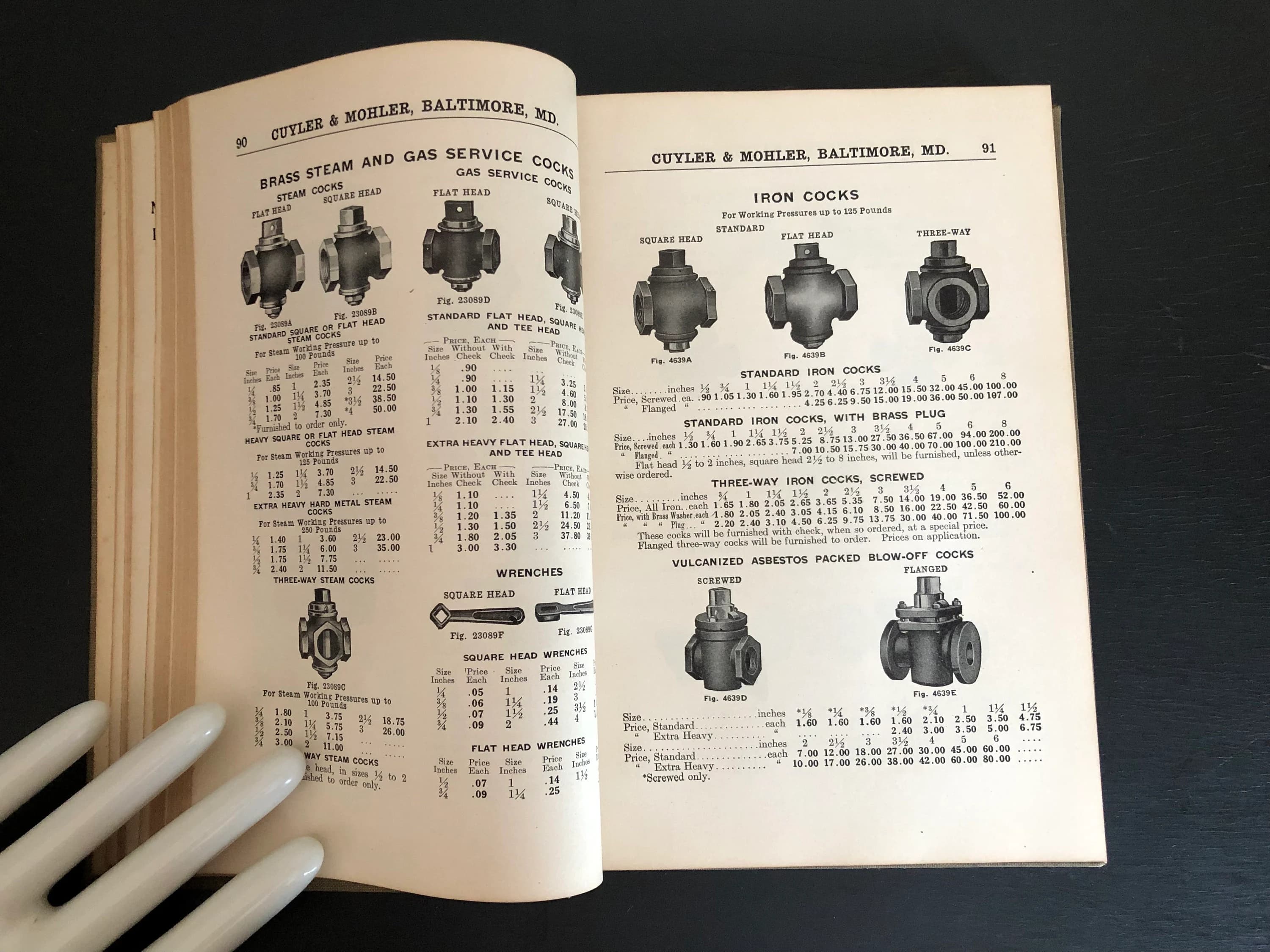 1923 Cuyler & Mohler Baltimore hard bound Catalogue D Supplies for Mills, Factories, Contractors, Water and Gas Works - image 5