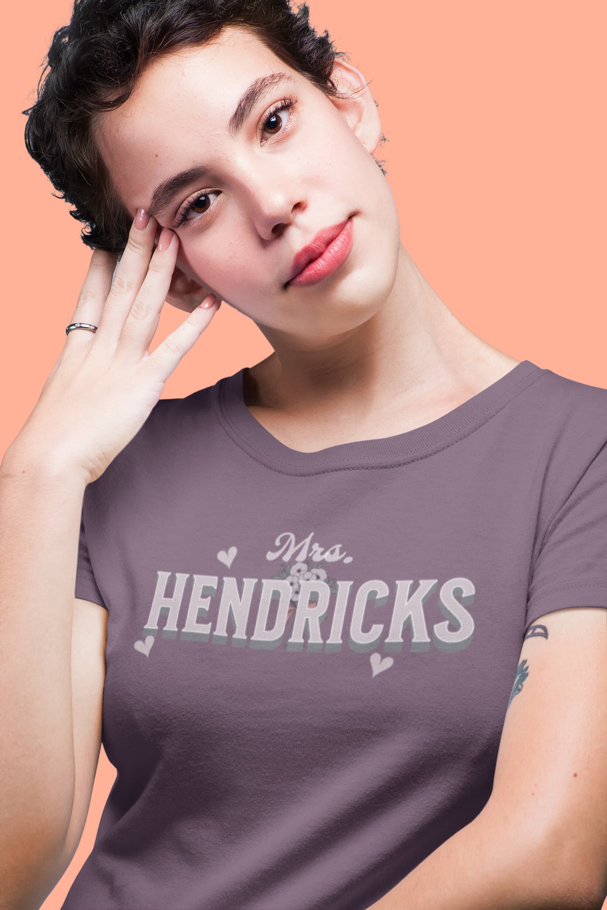 Personalized Future Mrs. T-Shirt: Comfort Colors Engagement Gift - image 5