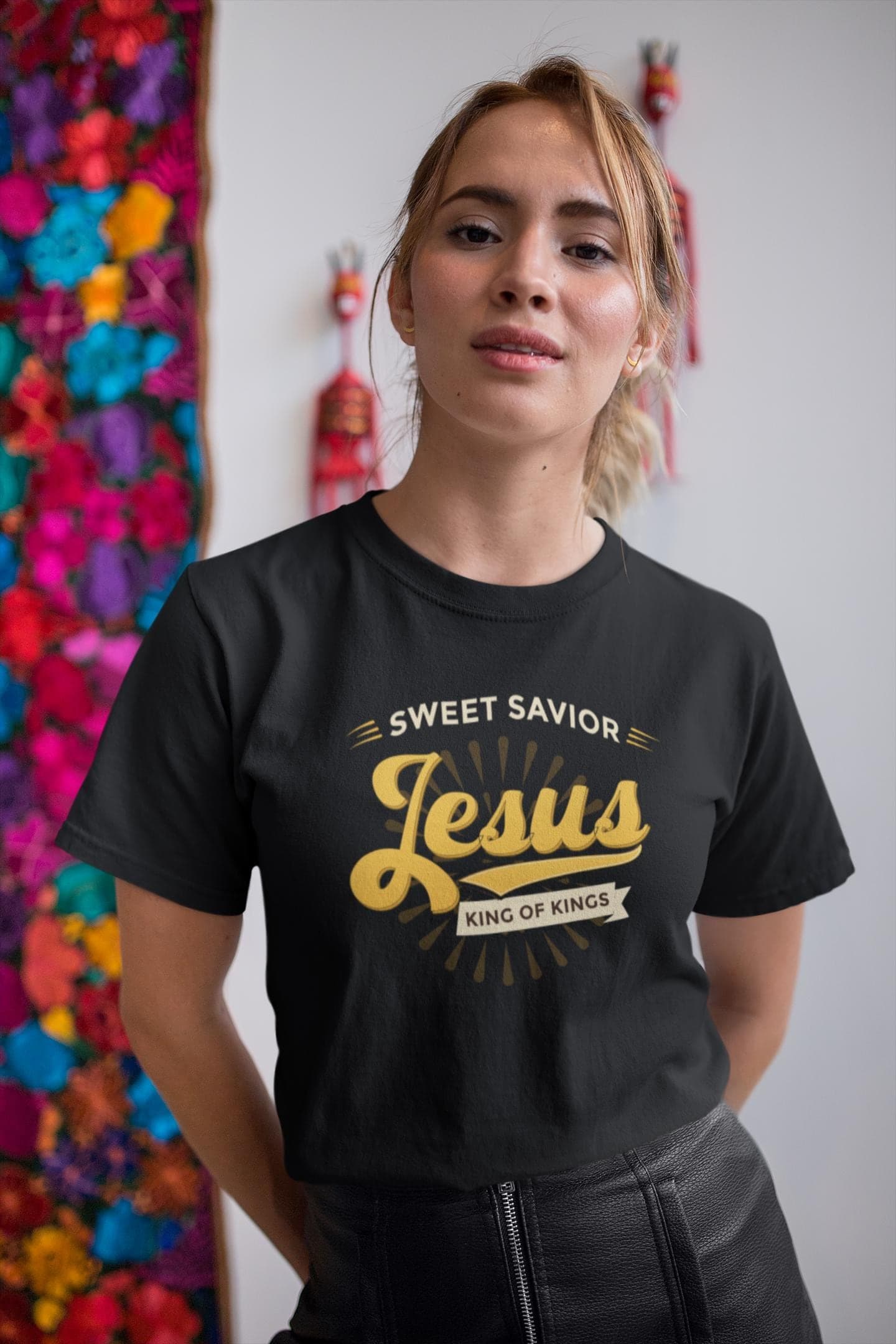 Sweet Savior Jesus King of Kings Tee | Christian Faith Shirt - image 4