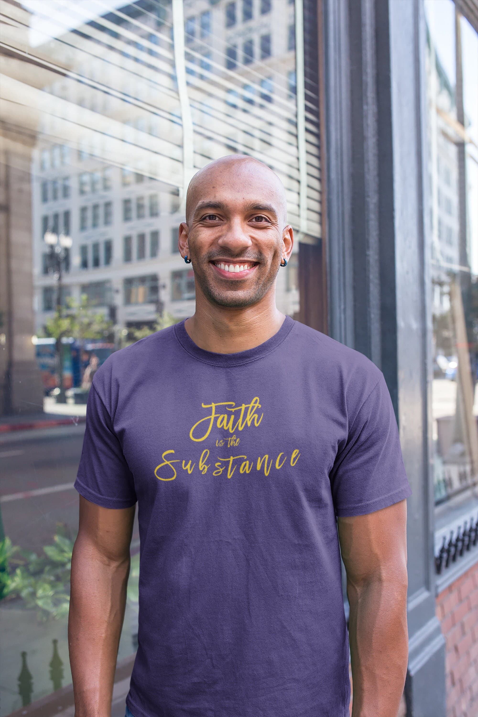 Faith is the Substance Unisex Short Sleeve Tee - image 3