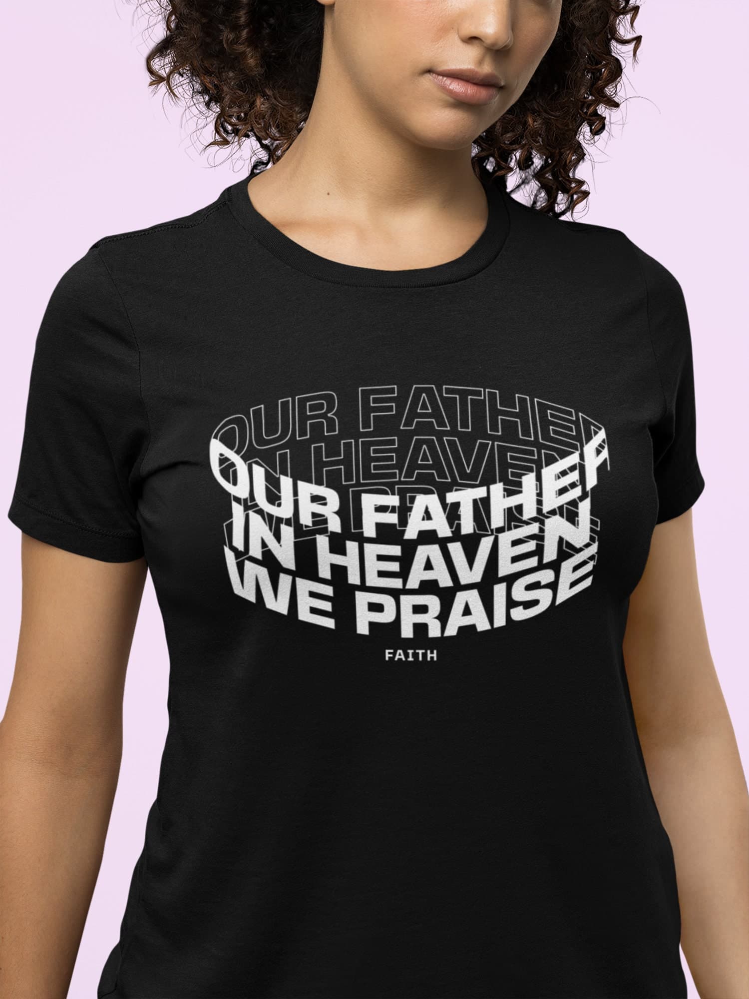 Christian Streetwear T-Shirt - "Our Father in Heaven" Unique Faith Design