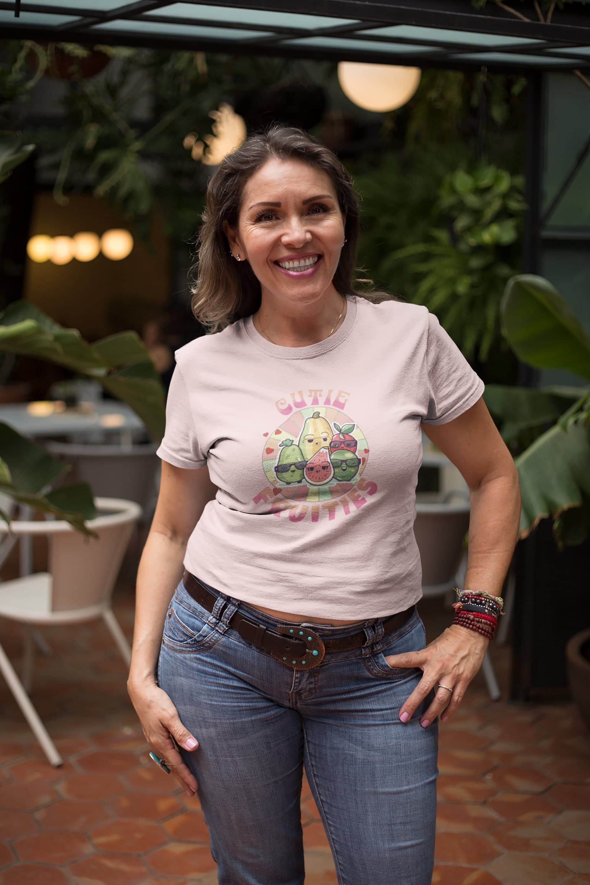 Cutie Fruities Summer T-Shirt | Fruit Character Tee | Fun and Colorful Shirt | beachwear - image 5