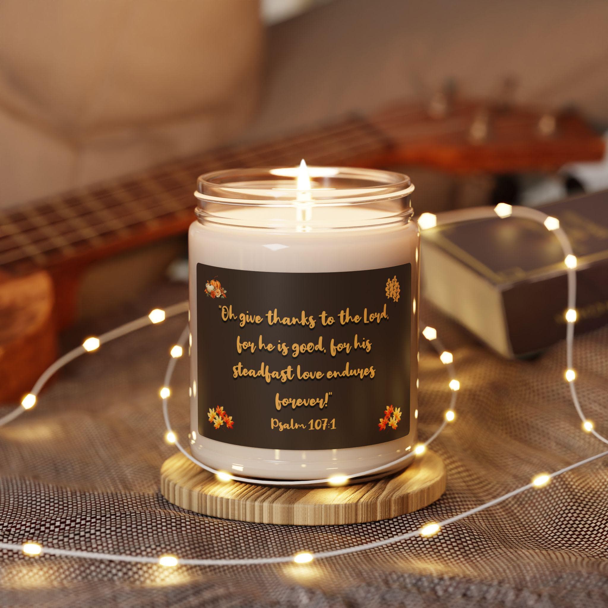 Thanksgiving Psalm Holiday Scented Candles, 9oz - image 4