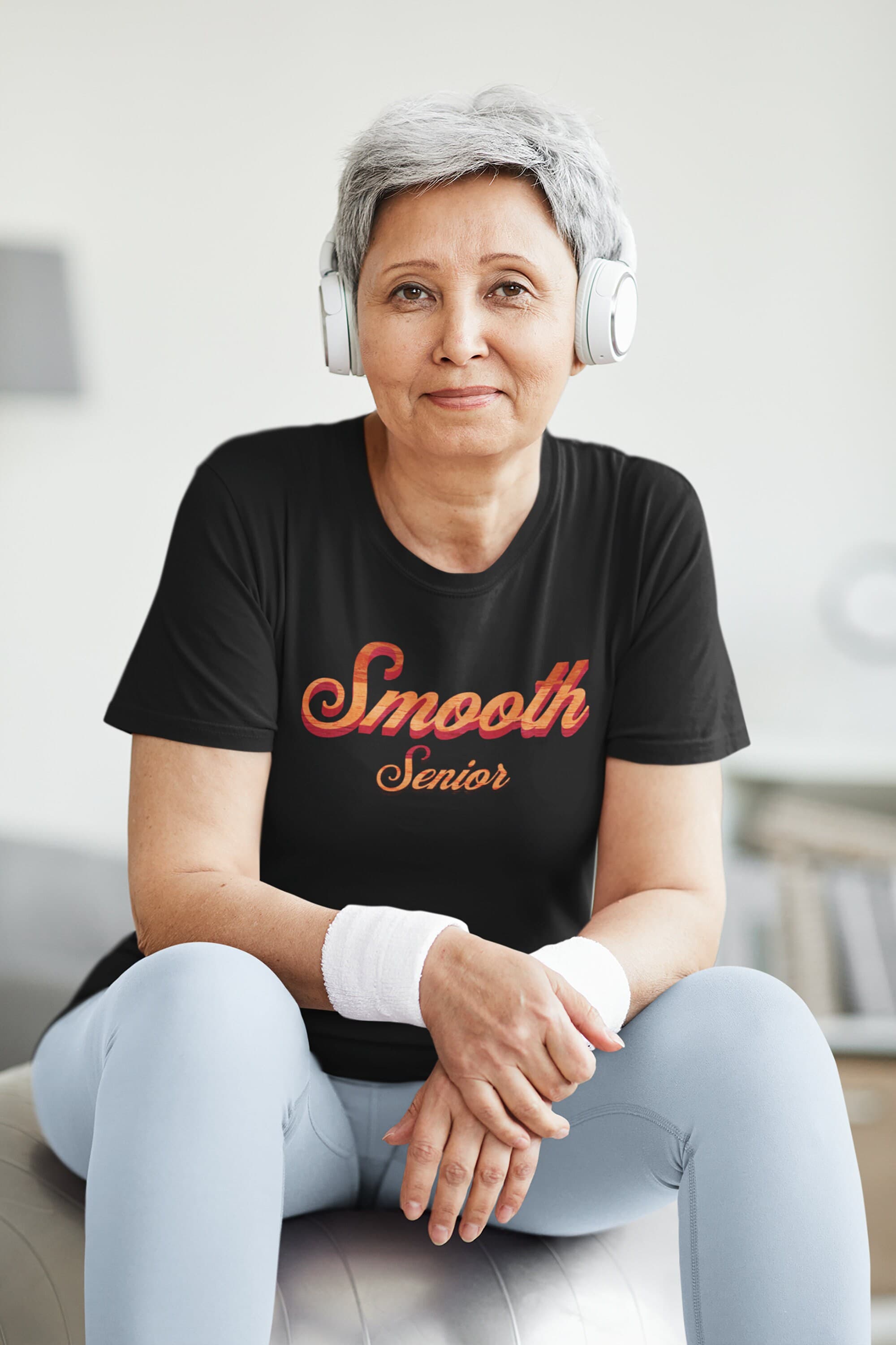 Vintage 'Smooth Senior' Tee for our Beloved Senior Citizens Unisex T-Shirt - image 3