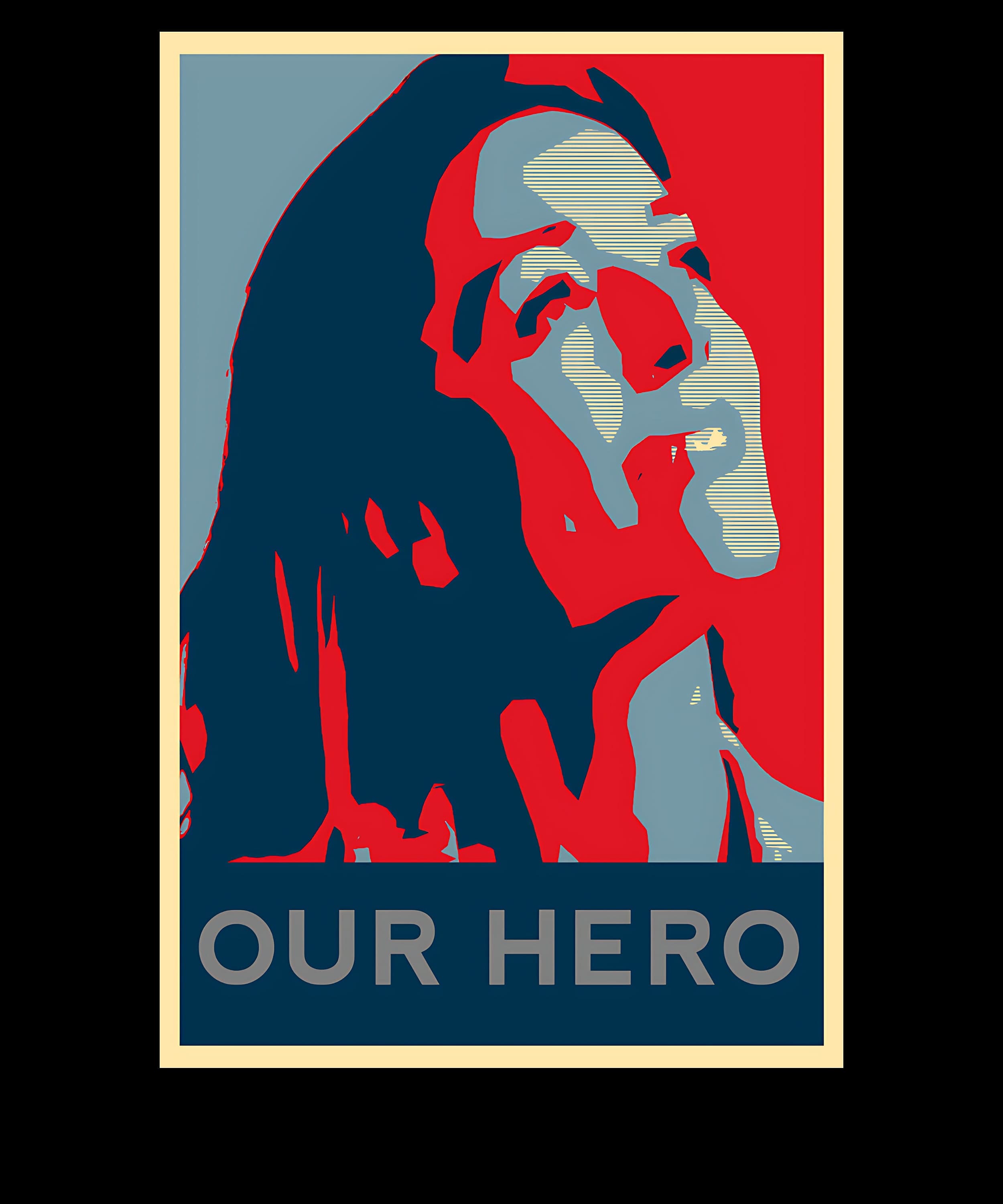 Customized Obama "Hope" Style Digital Portrait - Personalized Pop Art File - image 5