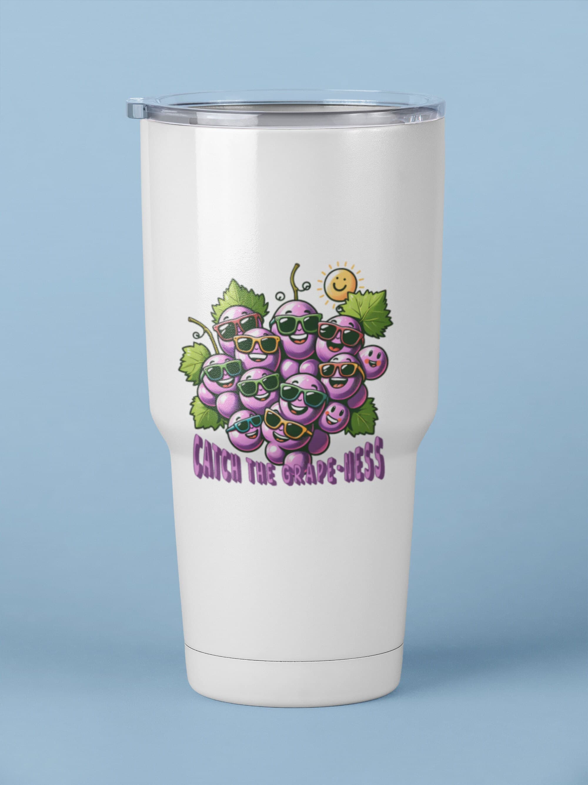 Catch the Grape-ness Sticker - Smiling Grapes with Sunglasses - image 5