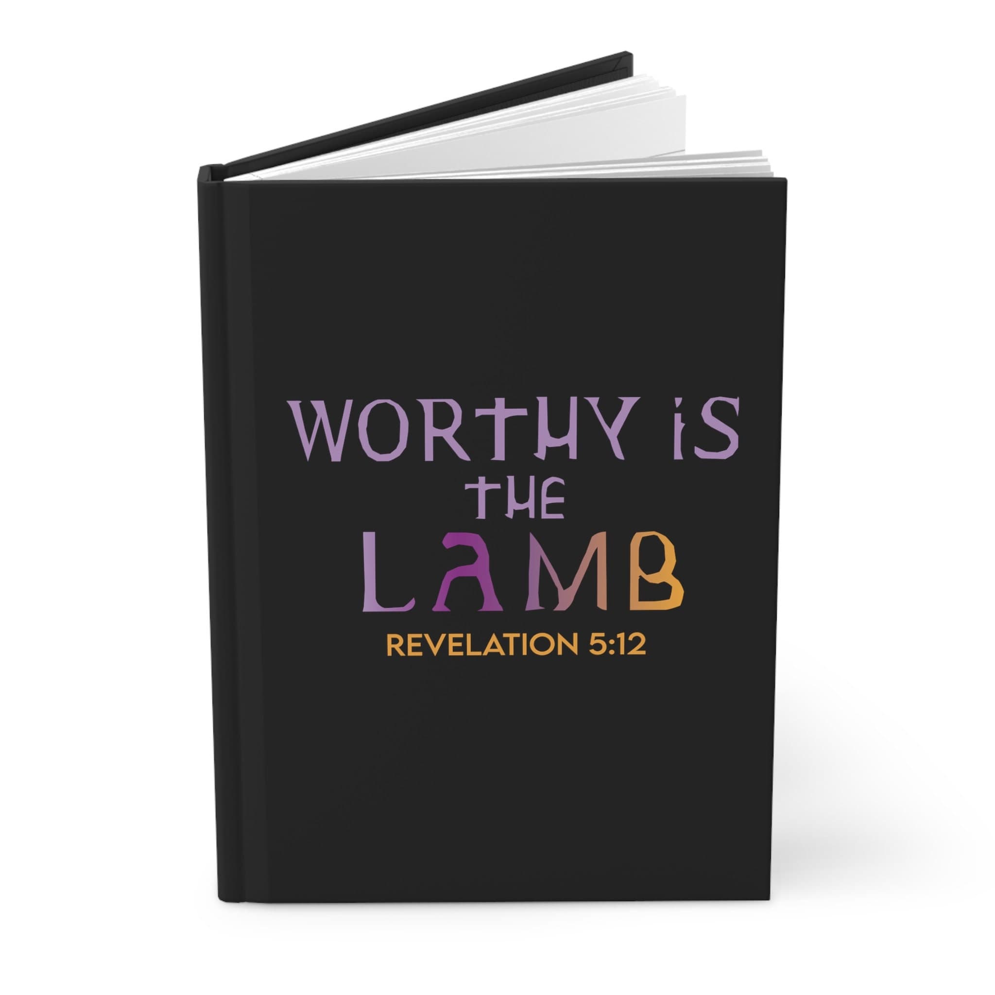 Christian Themed Worthy is the Lamb Journal Hardcover for Bible Journaling Diary - image 5