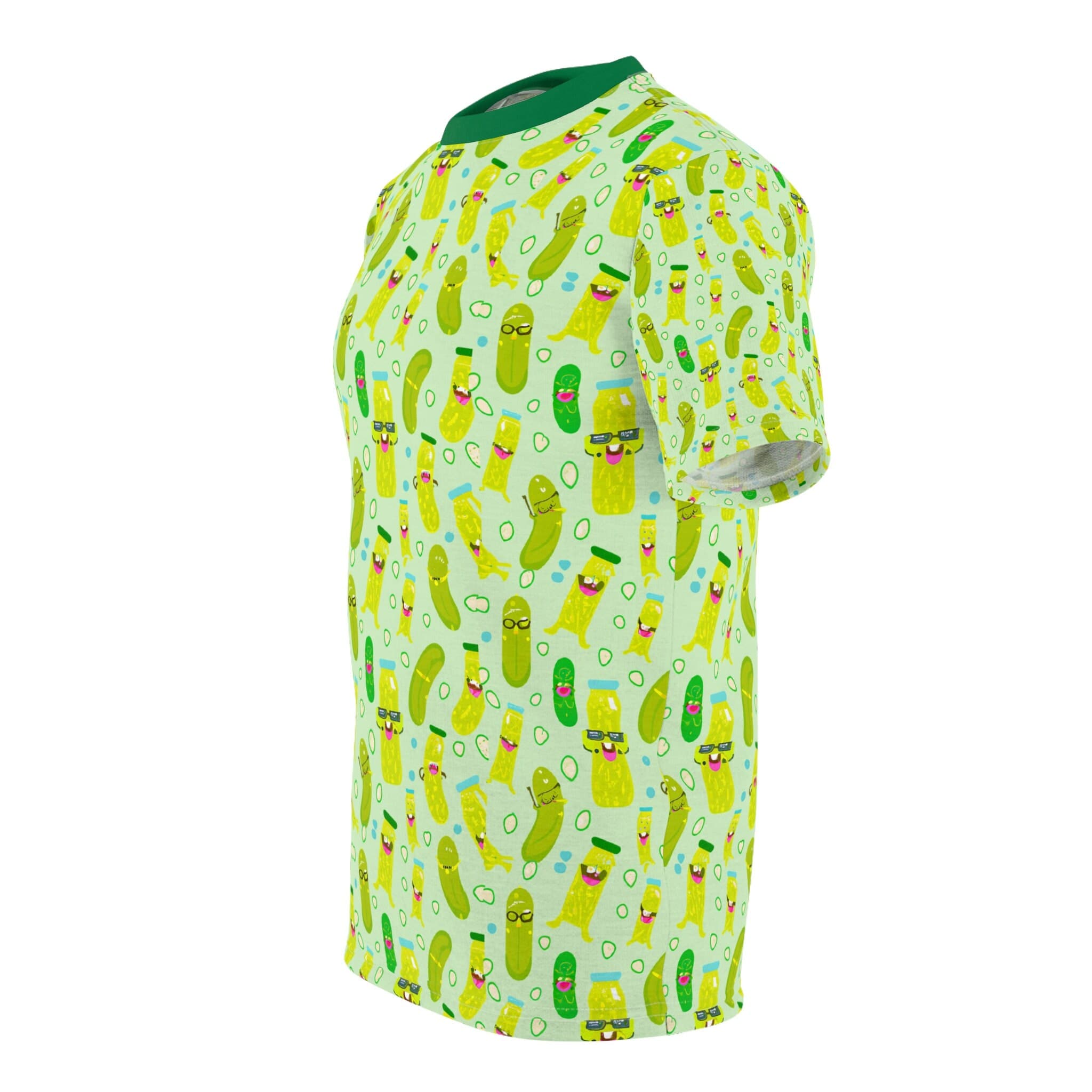 Groovy Pickles All Over Print T-Shirt: Funky Whimsical Tee - image 4