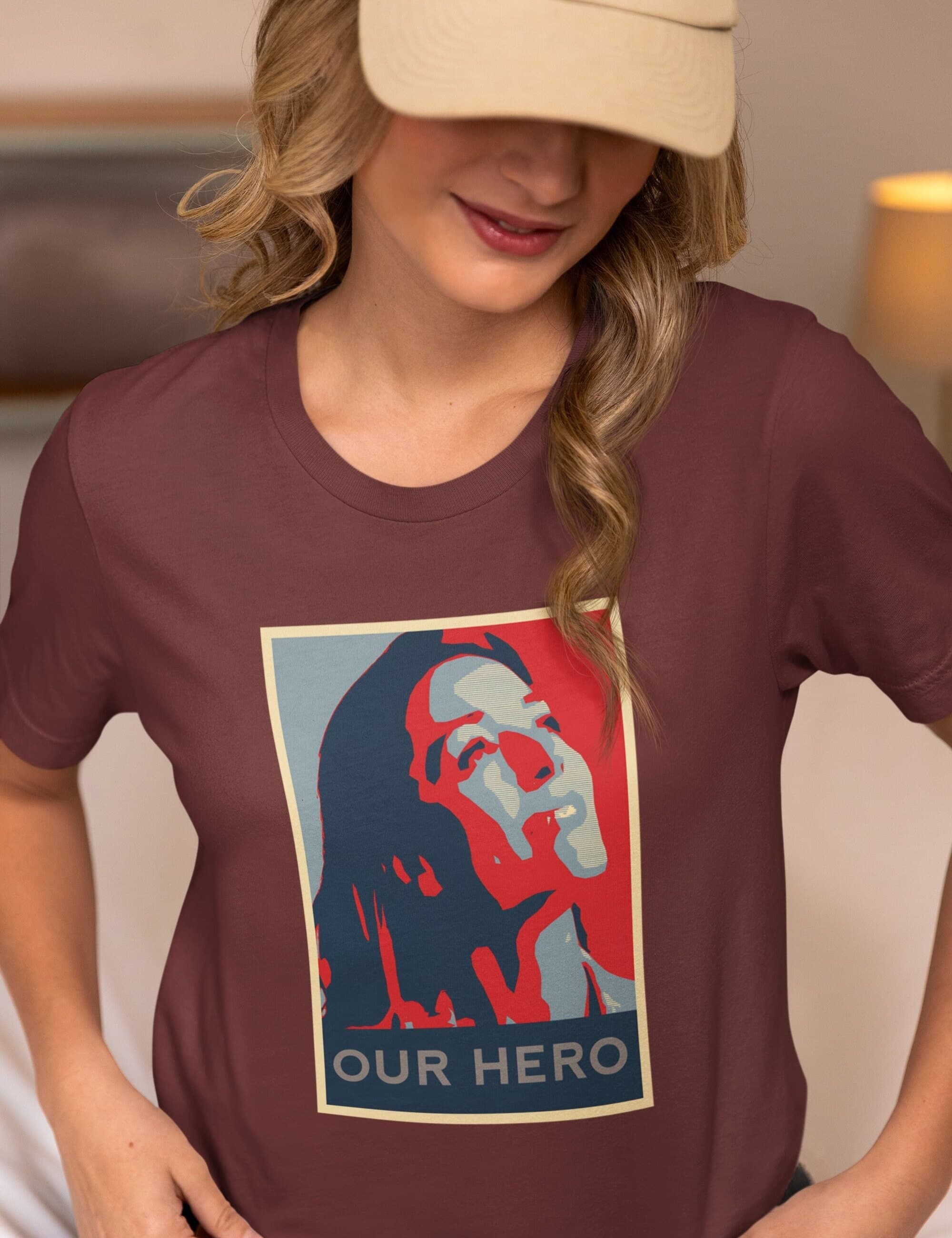 Personalized Custom Style T-Shirt - Based on Obama Hope Design Pop Art Portrait Tee
