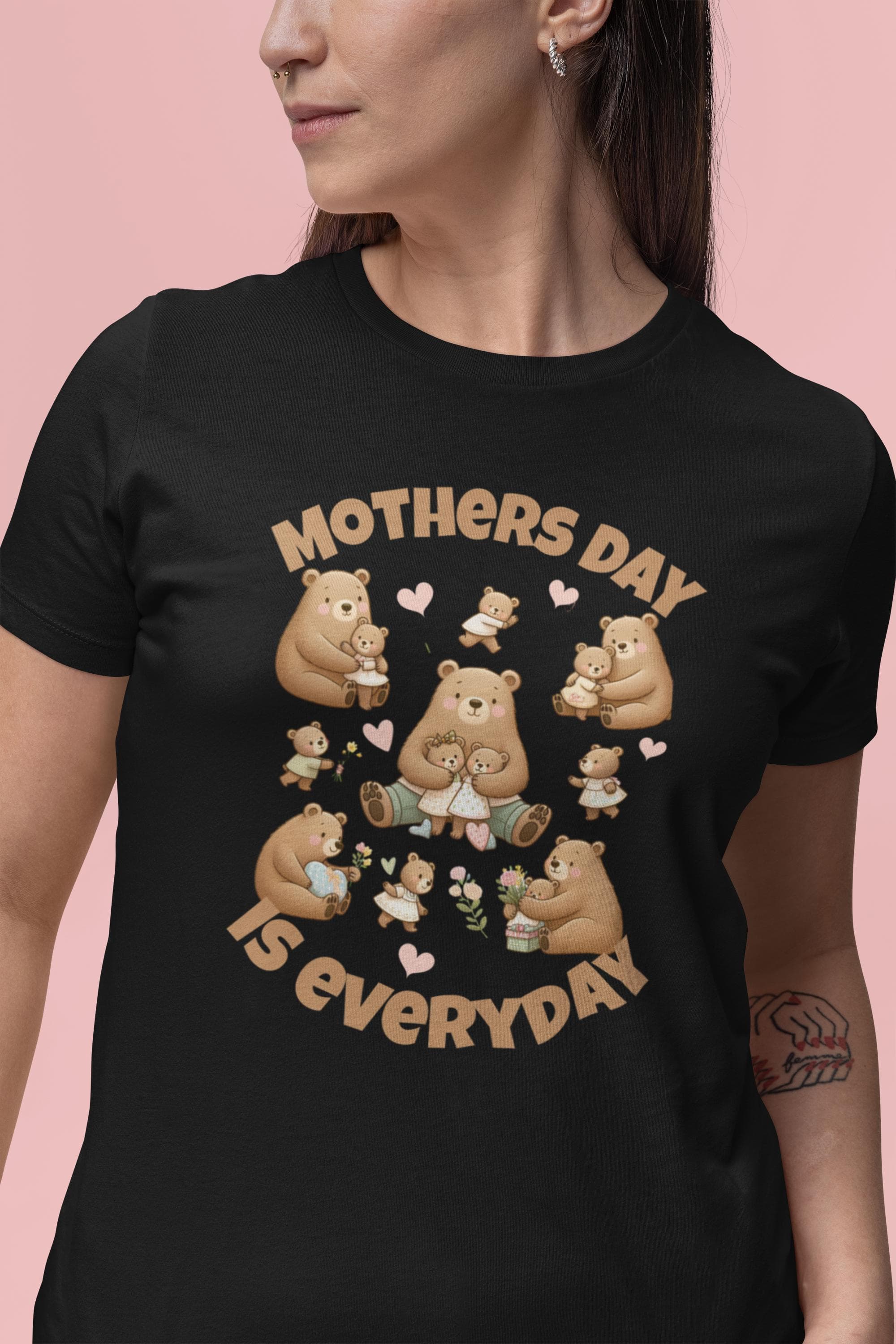Mama Bear Family Shirt, Mothers Day Is Everyday Tee, Mom Life Apparel - image 5