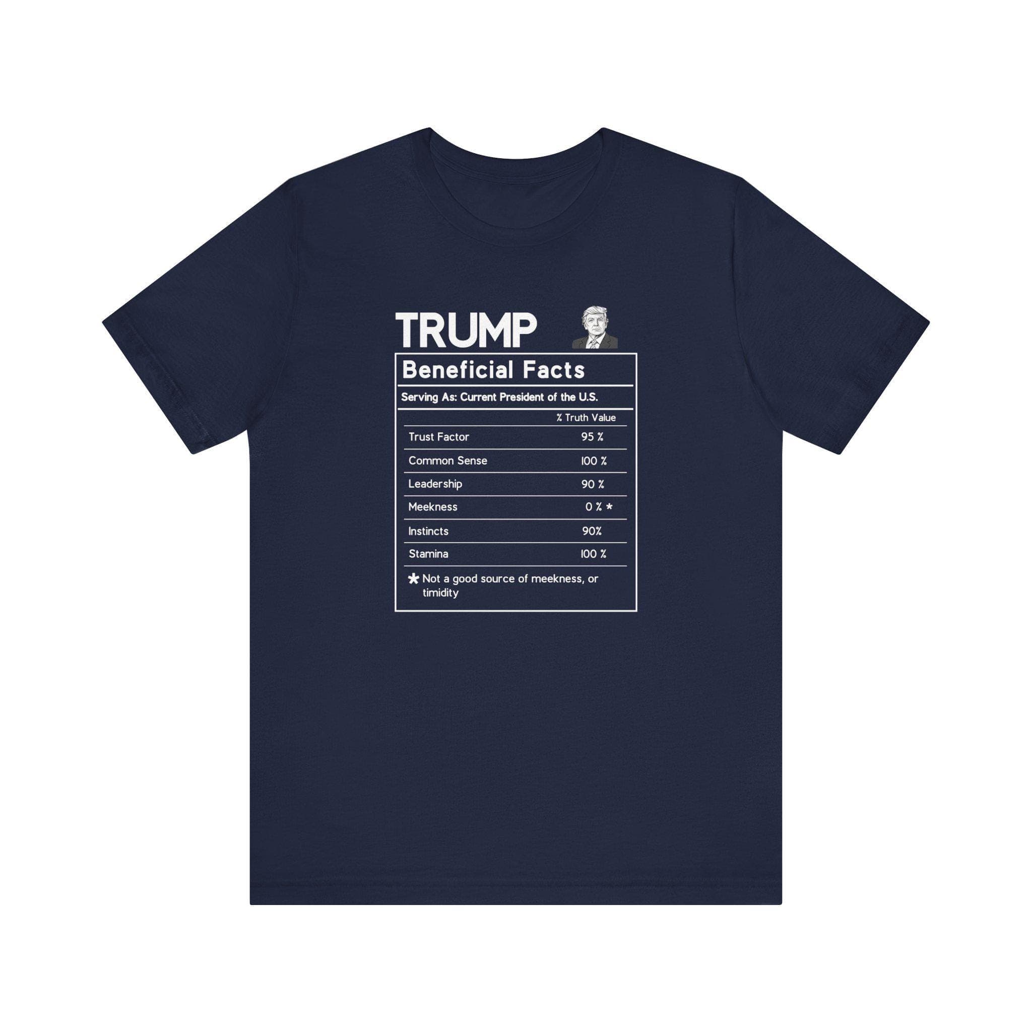 Trump 'Beneficial Facts' Parody Shirt: Political Humor Tee - image 5