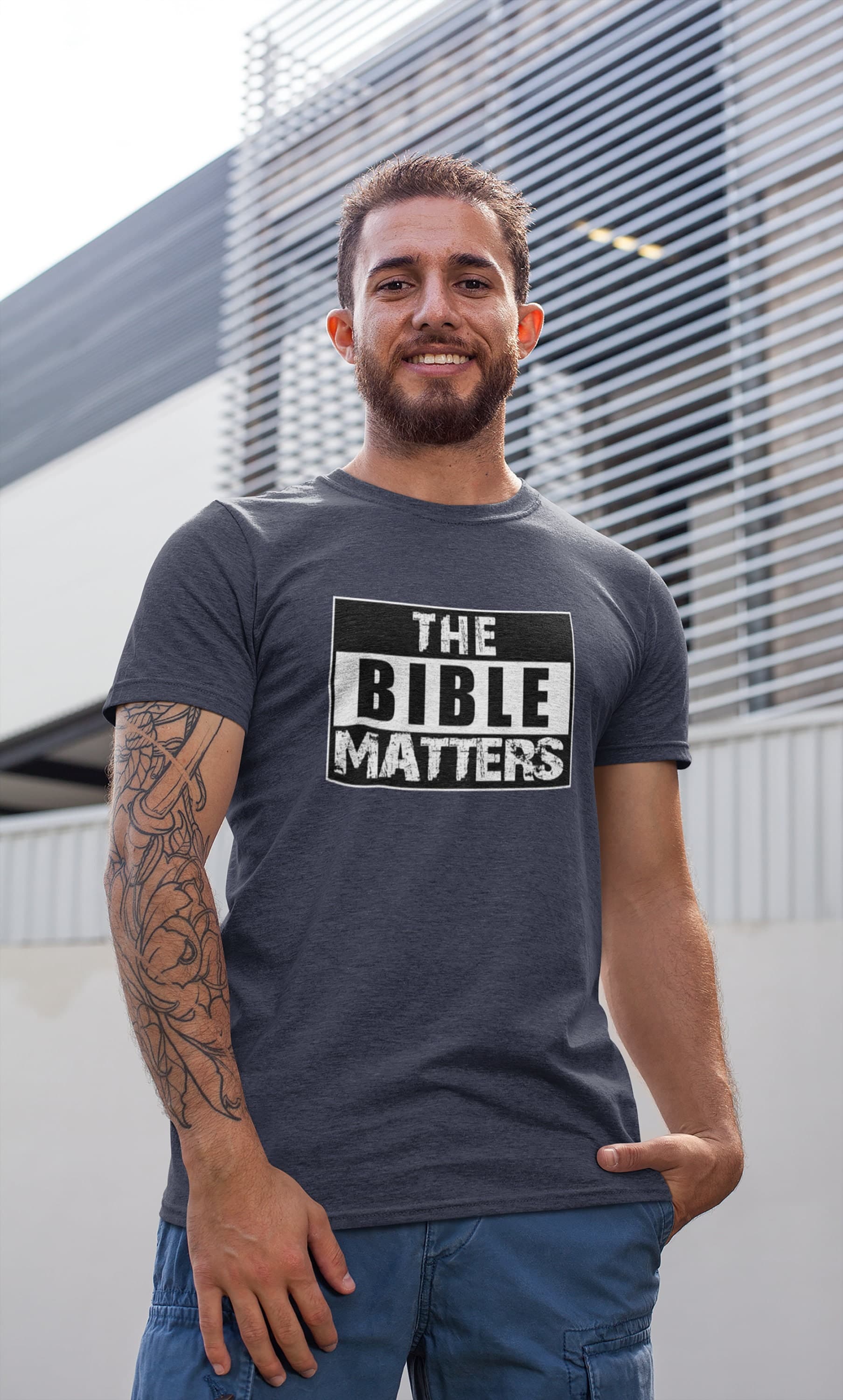 The Bible Matters T-Shirt Faith Tee Christian Apparel - image 4