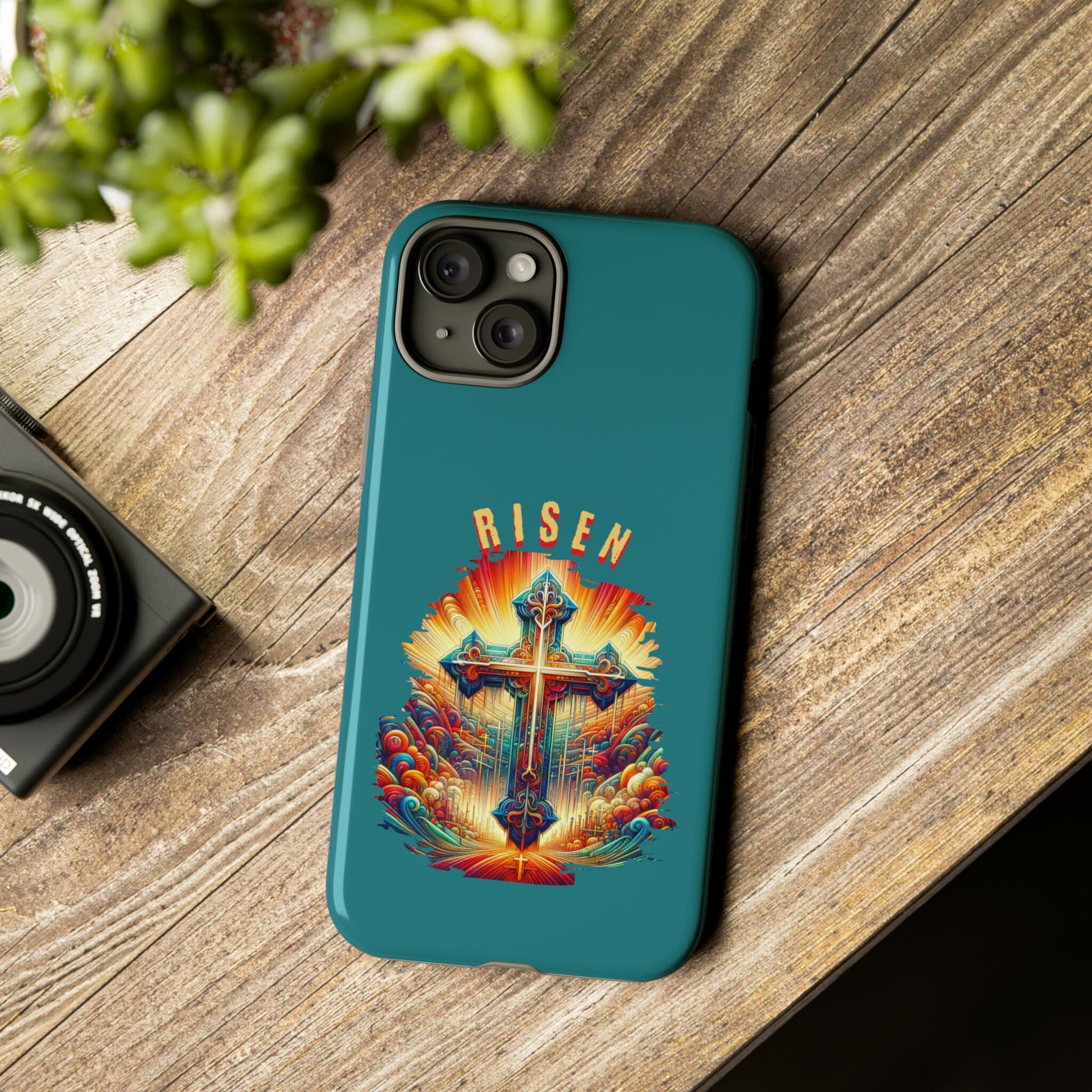 Risen Christian Cross Phone Case for iPhone 15 Series and Samsung S23 Series - image 3