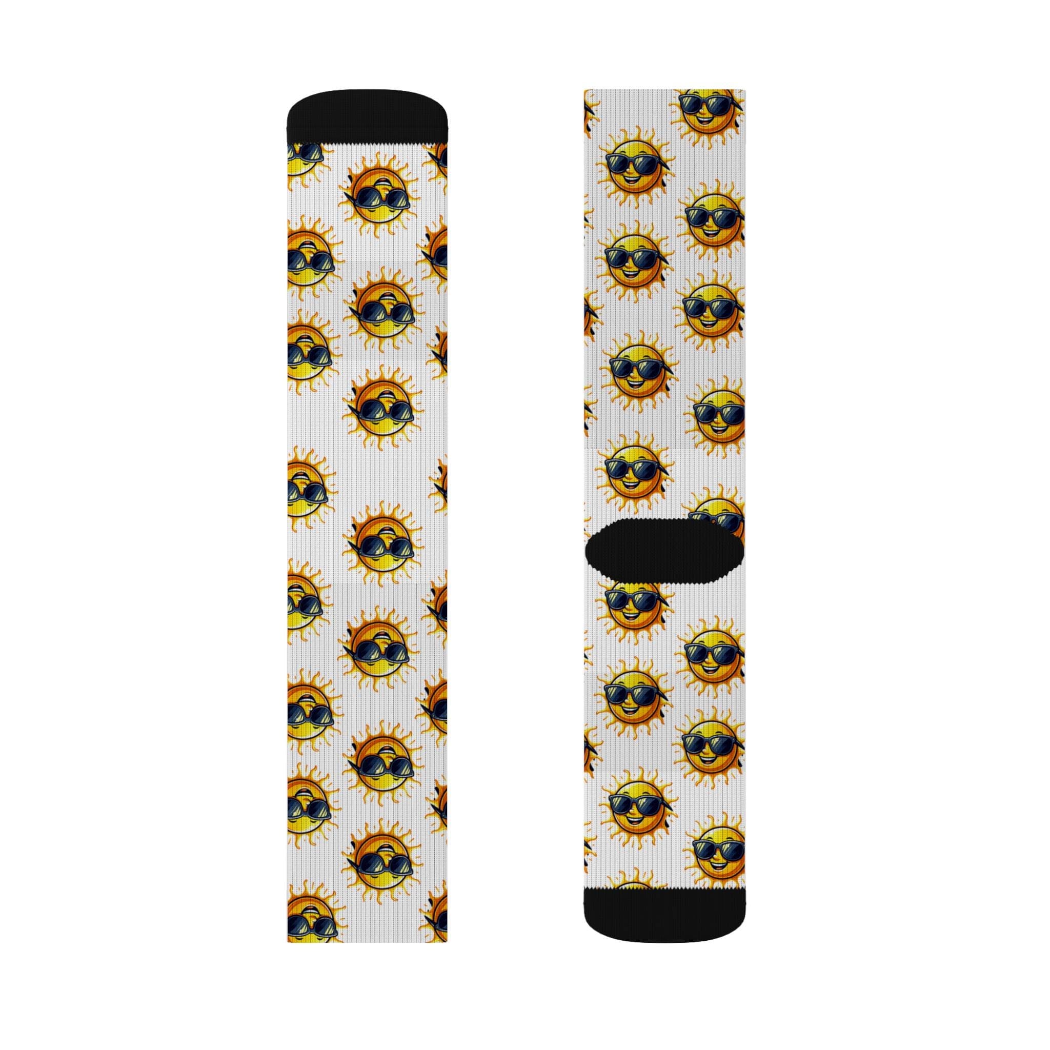Smiling Sun Socks - Fun & Vibrant Sun With Sunglasses - image 4