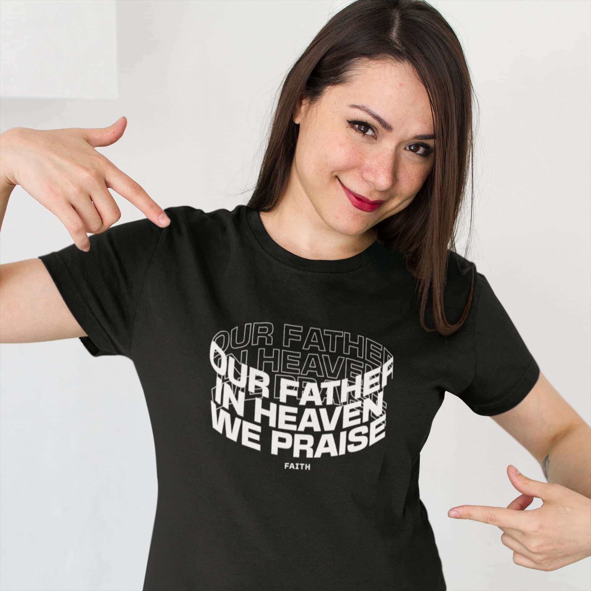 Christian Streetwear T-Shirt - "Our Father in Heaven" Unique Faith Design - image 5