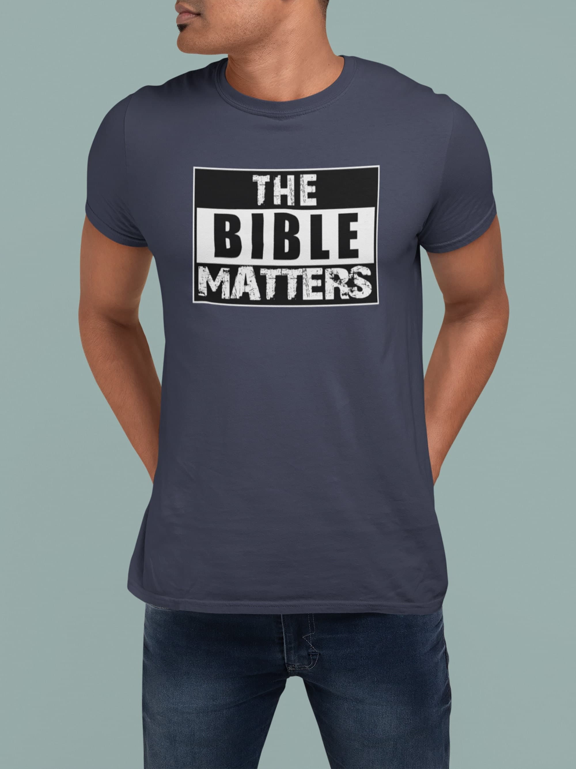 The Bible Matters T-Shirt Faith Tee Christian Apparel - image 5
