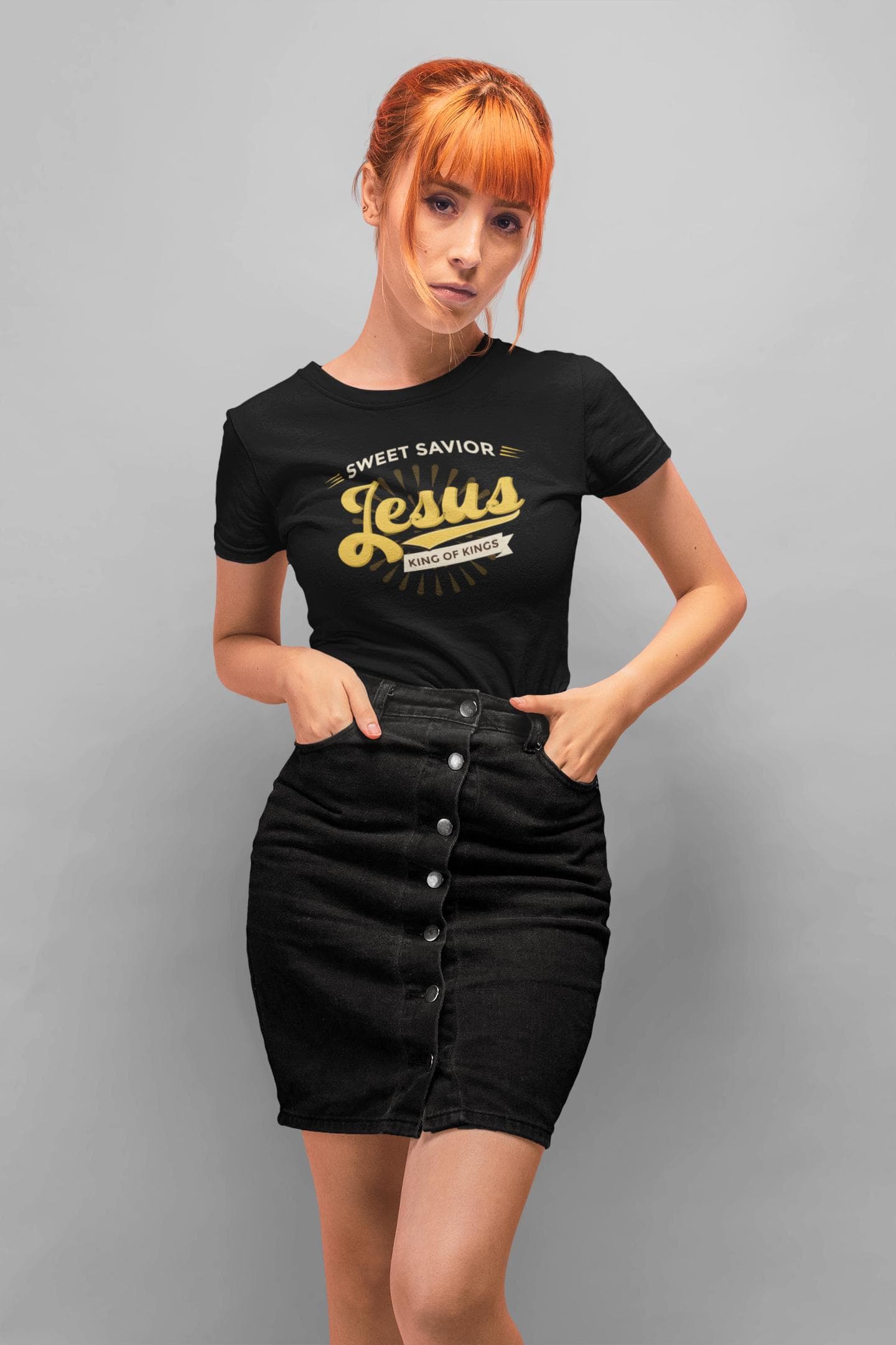 Sweet Savior Jesus King of Kings Tee | Christian Faith Shirt - image 3