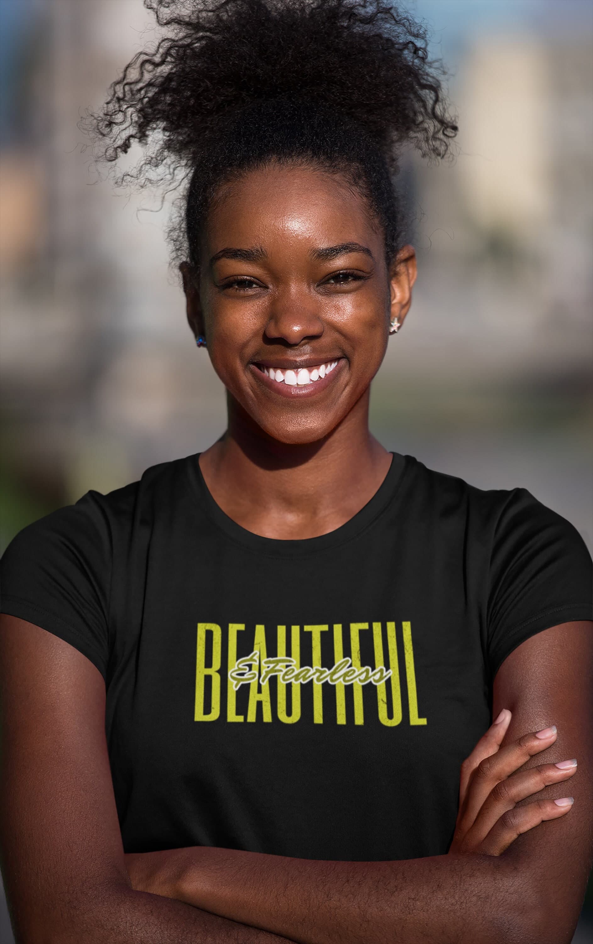 Empowerment T-Shirt: "Fearless" Statement Tee - image 4