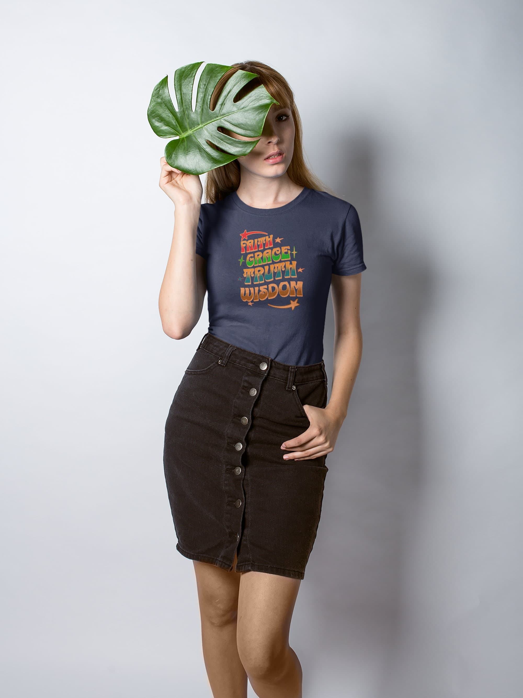 Faith Grace Truth Wisdom T-Shirt: Stylish Christian Tee - image 5