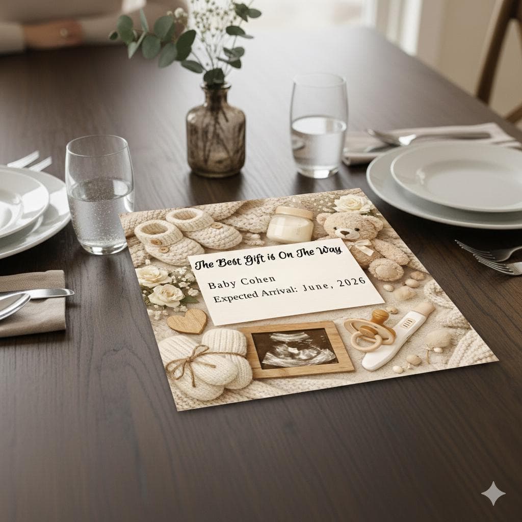 Announce your sweet news with warmth, elegance, and timeless charm - image 3