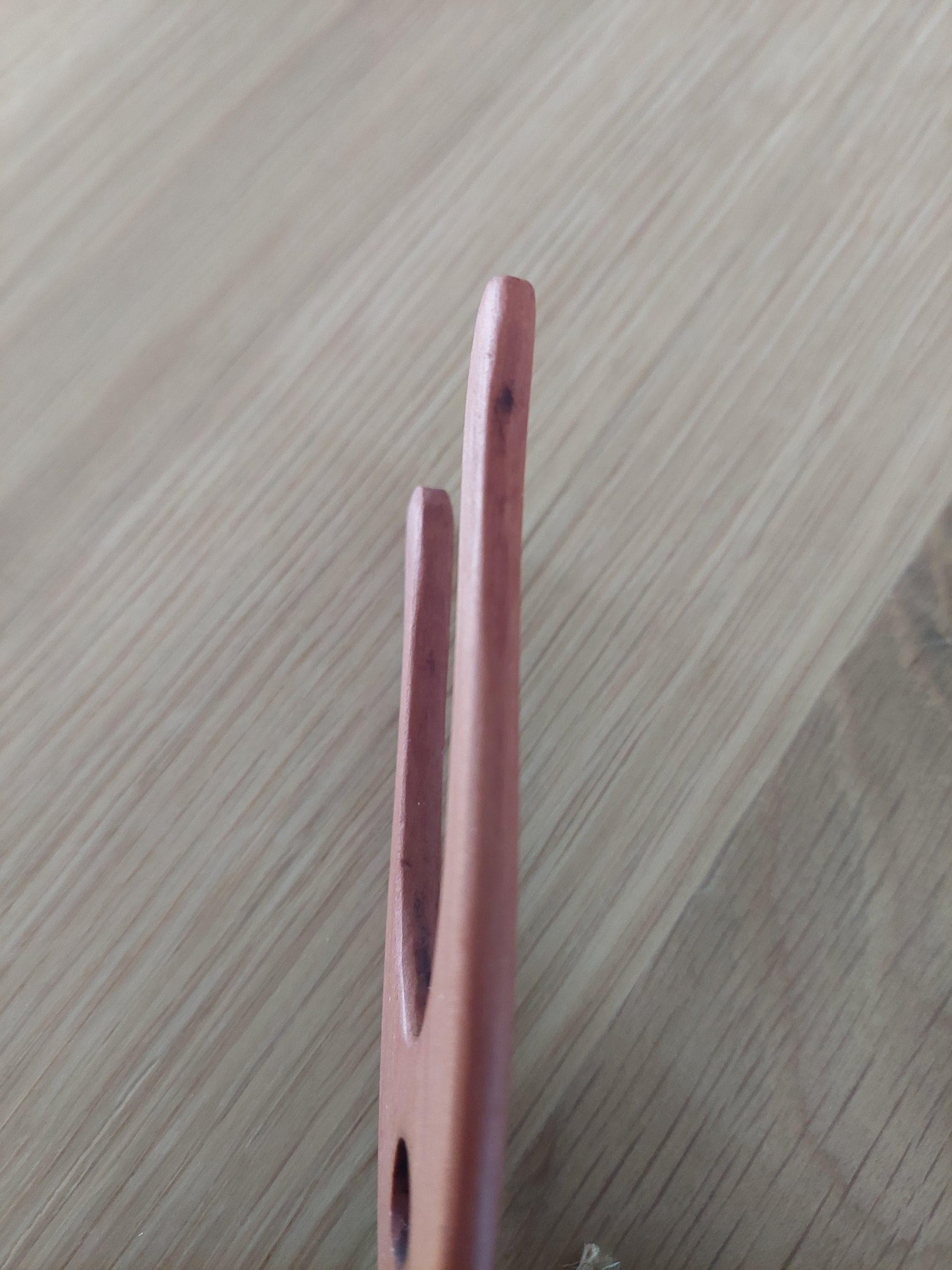 Webgabel / Strickgabel / Flechtgabel / Lucet zur Kordelherstellung aus Edelholz mit oder ohne Griff, 5 mm Stärke, Webwerkzeug - image 3