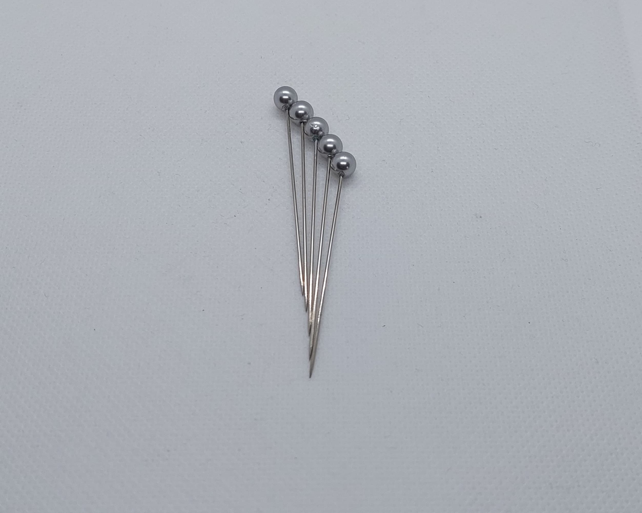 5 Gebendenadeln, Tuchnadeln, Kopftuchnadel, Mittelalter, Gewandung
