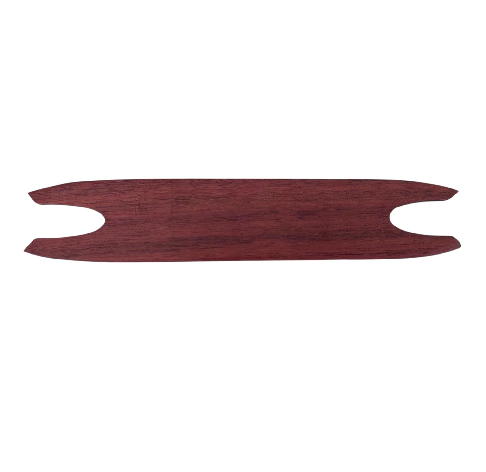 Webschiffchen zum Brettchenweben aus Amaranth Holz in drei Varianten, 4 mm Stärke, 15 cm lang, Webwerkzeug - image 4