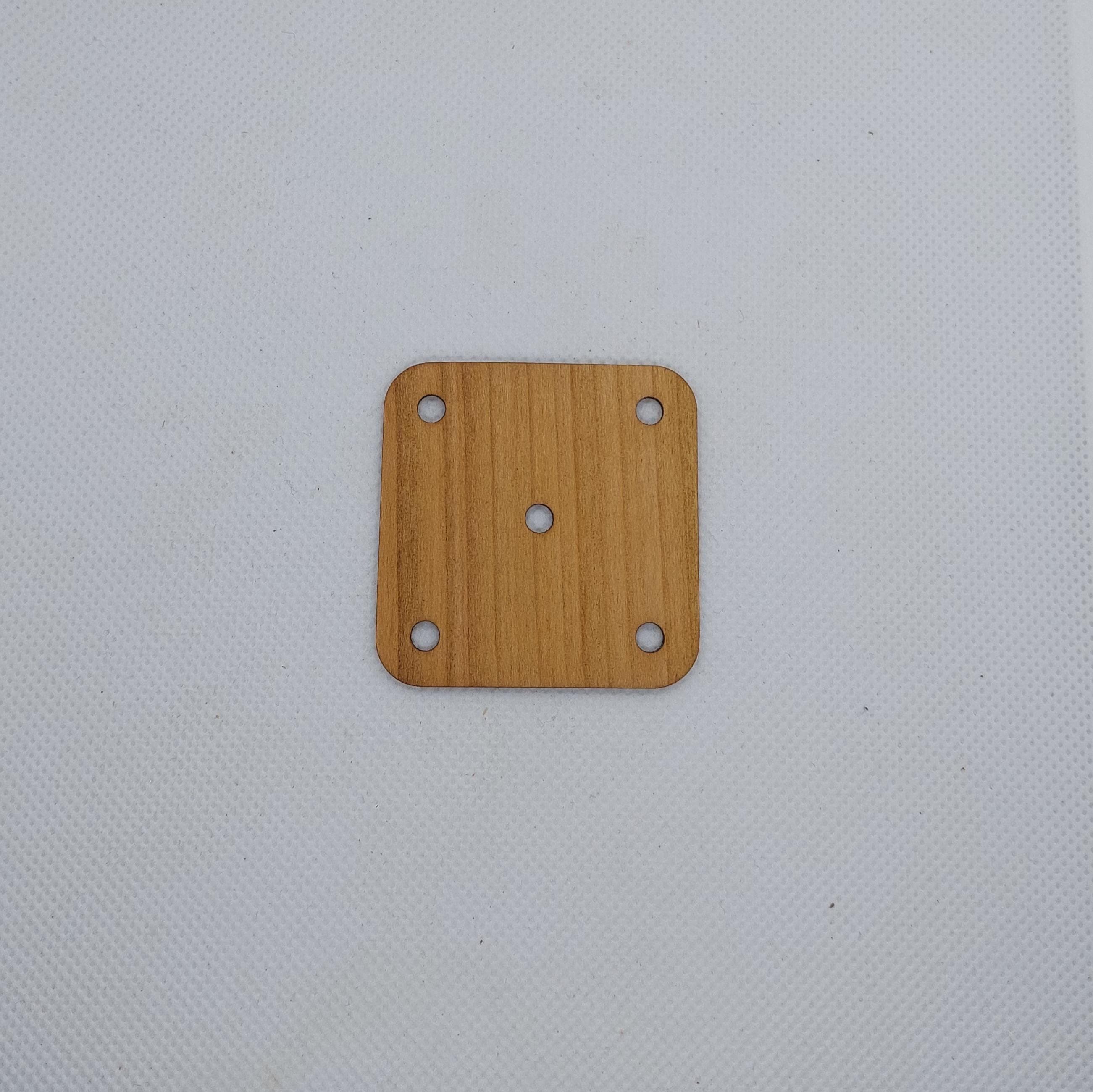 10 Webkarten aus Edelholz, Birne, Nuss, Eiche oder Kirschbaum, Webbrettchen, Brettchen zum Weben, in 1,5 mm Stärke - image 5