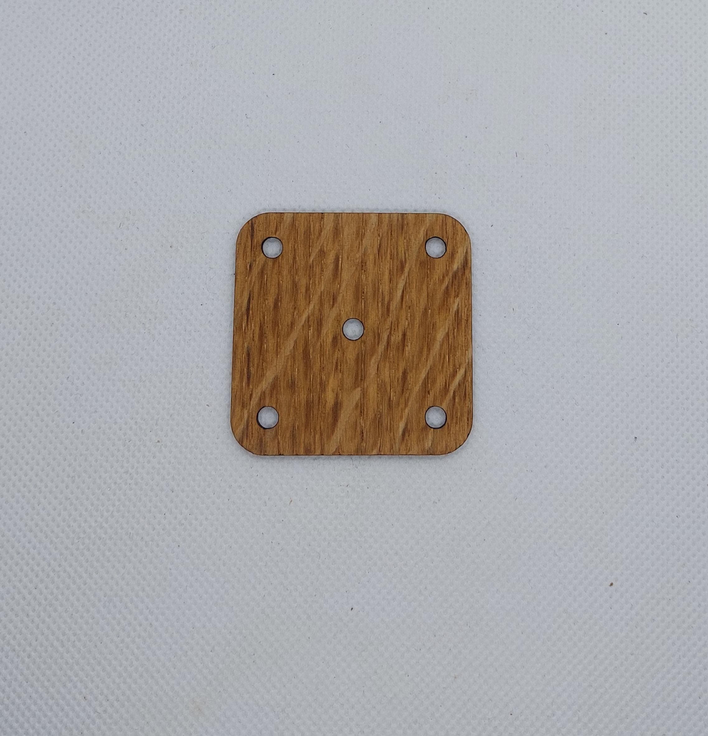 10 Webkarten aus Edelholz, Birne, Nuss, Eiche oder Kirschbaum, Webbrettchen, Brettchen zum Weben, in 1,5 mm Stärke - image 4
