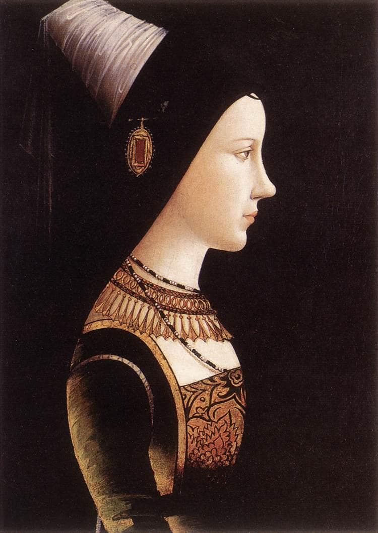 Lange Perlenkette nach historischem Vorbild mit weißen und schwarzen 6 mm Wachsperlen, Renaissance, Replik - image 3